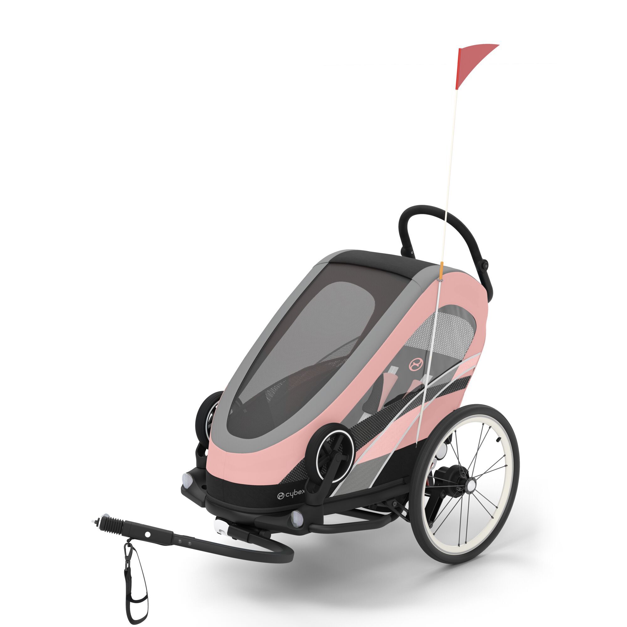CYBEX Zeno Fiets - Silver Pink in Silver Pink large-cybex-neu afbeelding nummer 1
