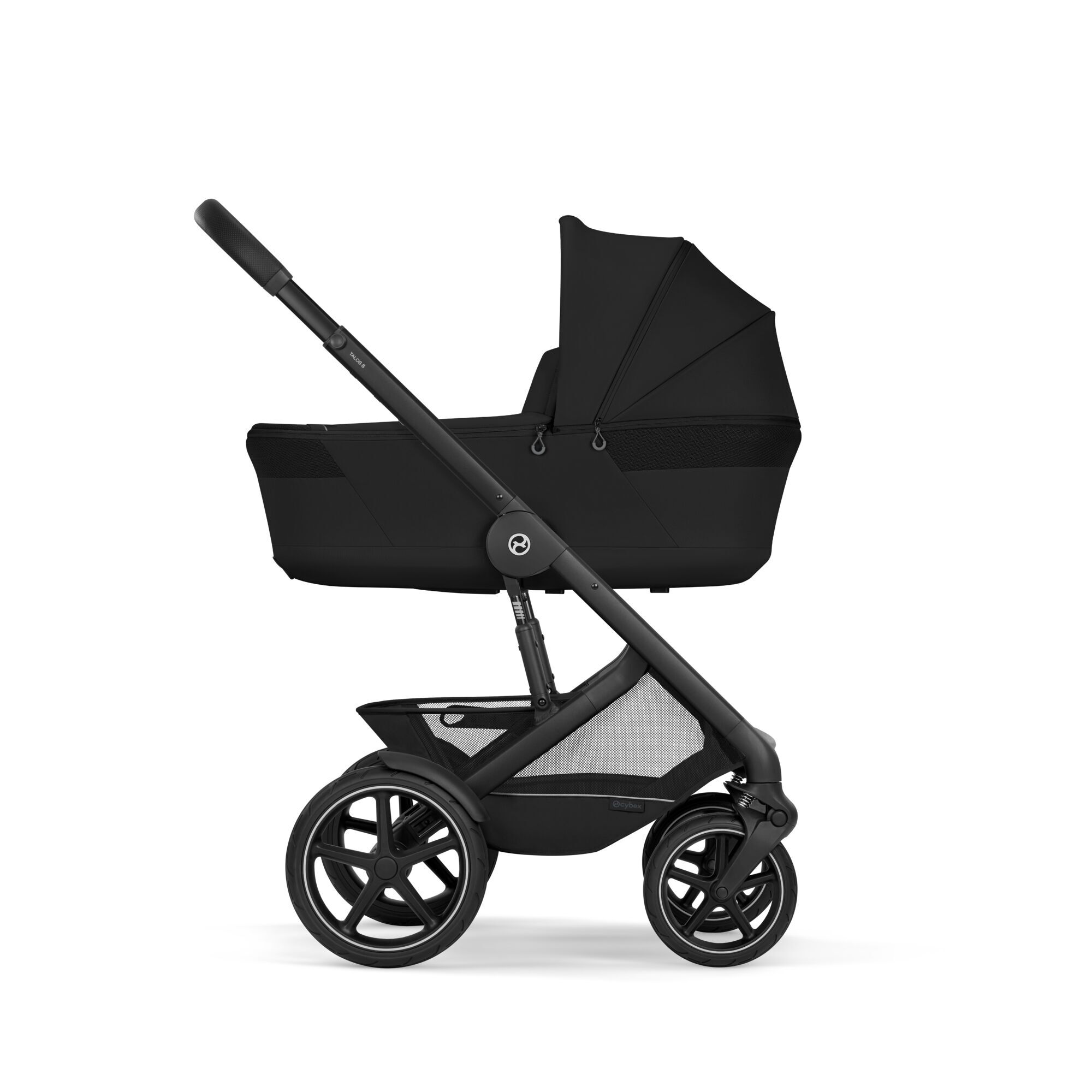 CYBEX Talos S Lux with Fold Cot - Moon Black (Black Frame) in Moon Black (Black Frame) large-cybex-gb image number 4