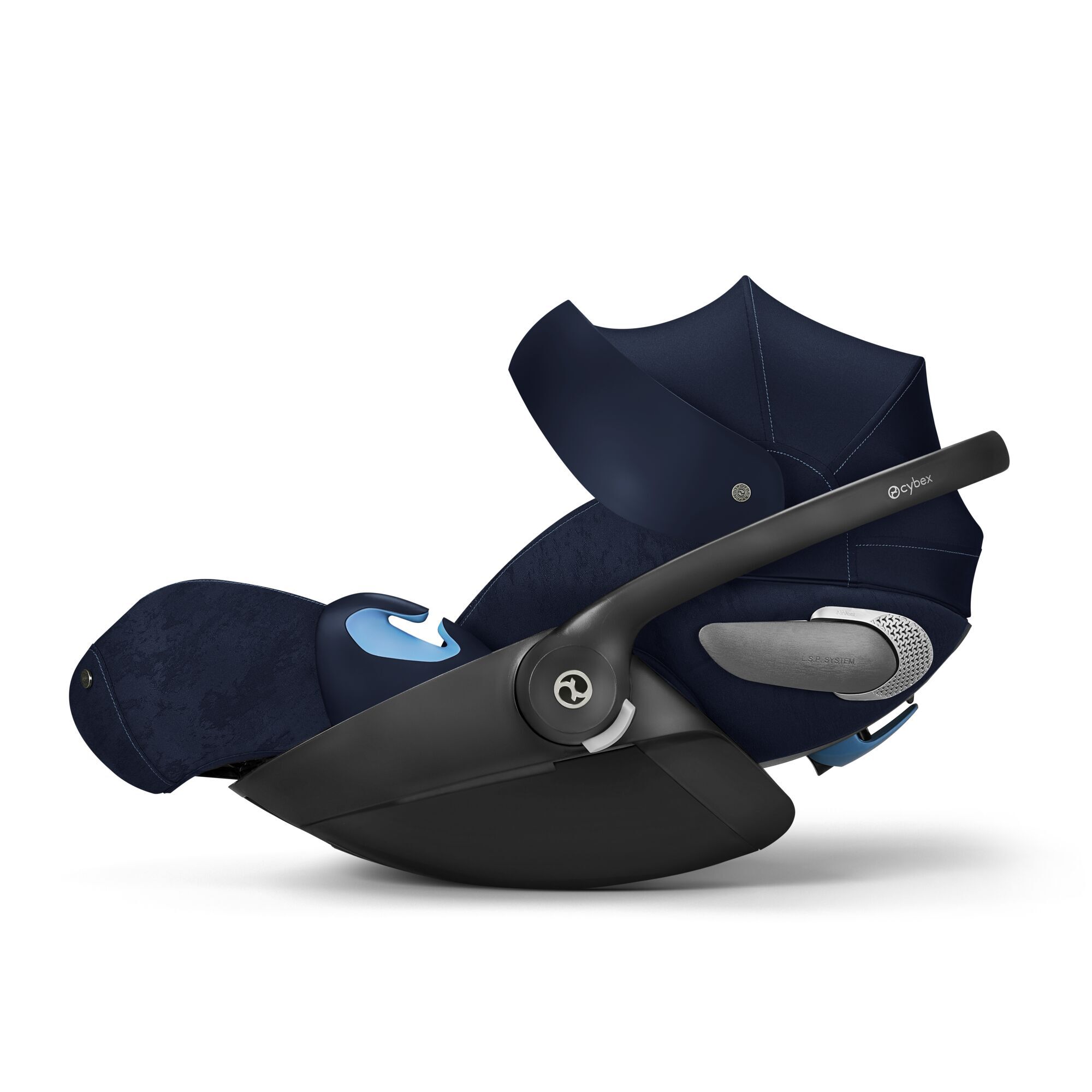 CYBEX Cloud T with Load Leg Base - Rebellious Luxury Denim Blue in Rebellious Luxury Denim Blue large-cybex-us image number 1