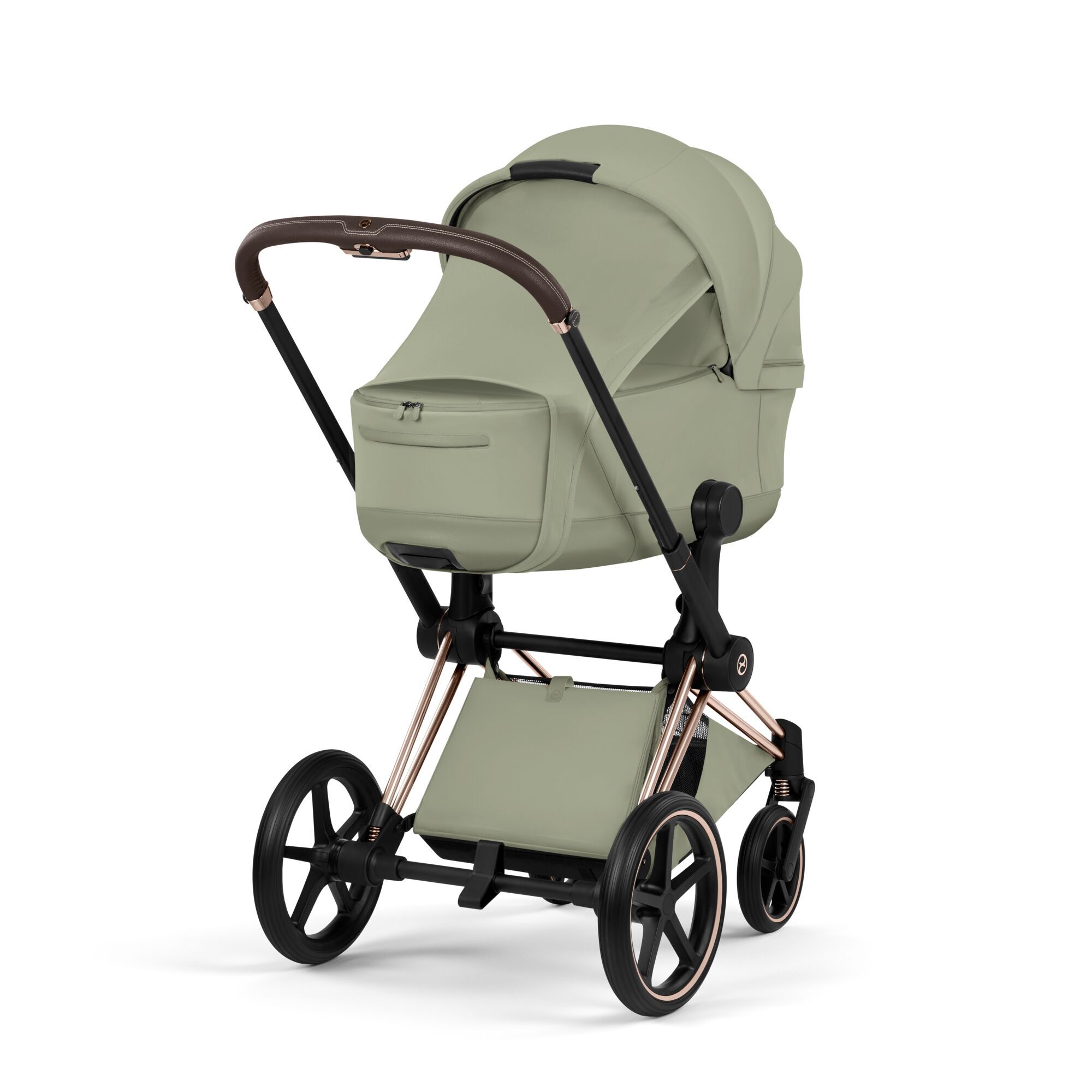 CYBEX Priam Fold Lux Carry Cot - Style Collection - Sage Green in Sage Green large-cybex-neu afbeelding nummer 3