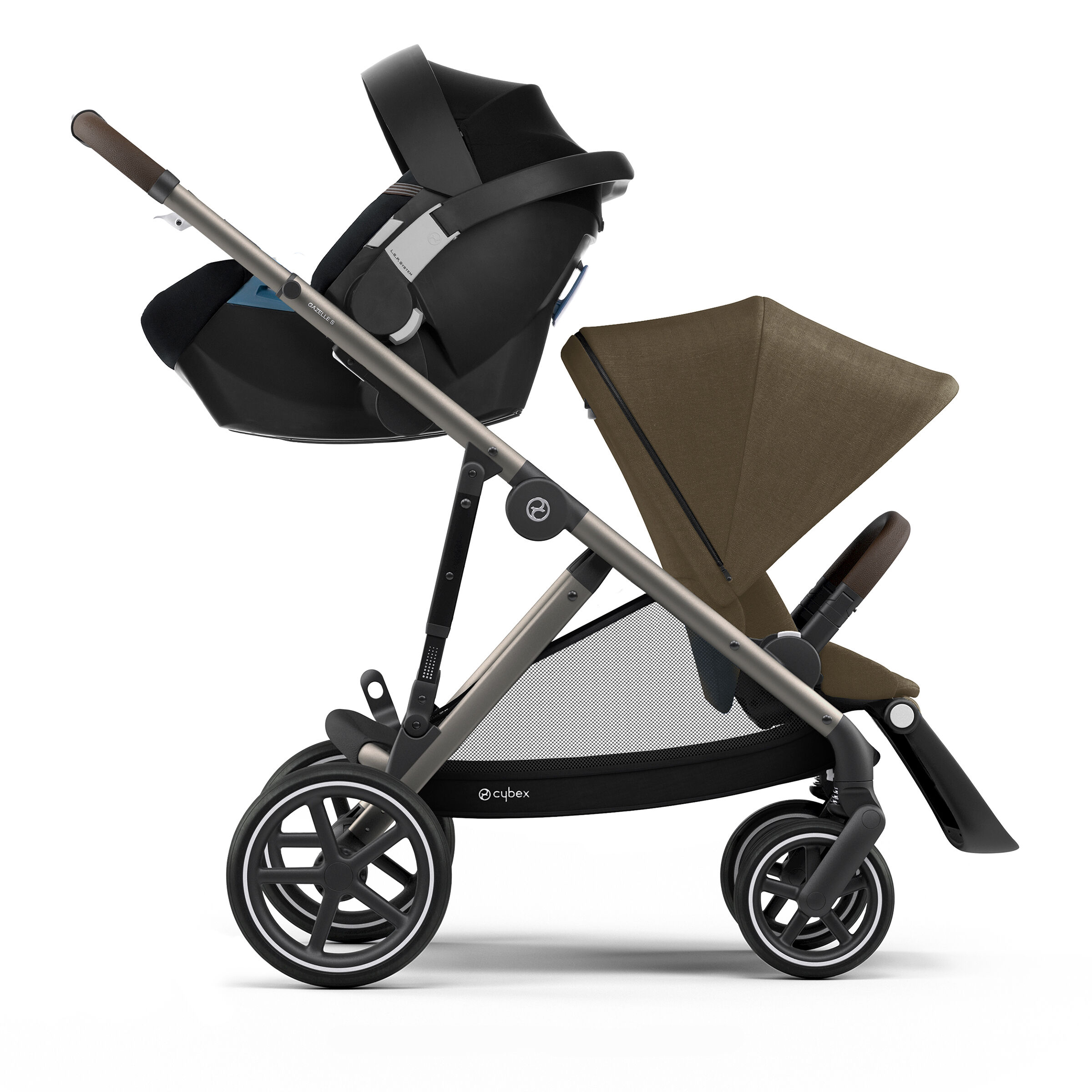 CYBEX Gazelle S - Classic Beige in Classic Beige (Taupe Frame) large-cybex-us image number 3