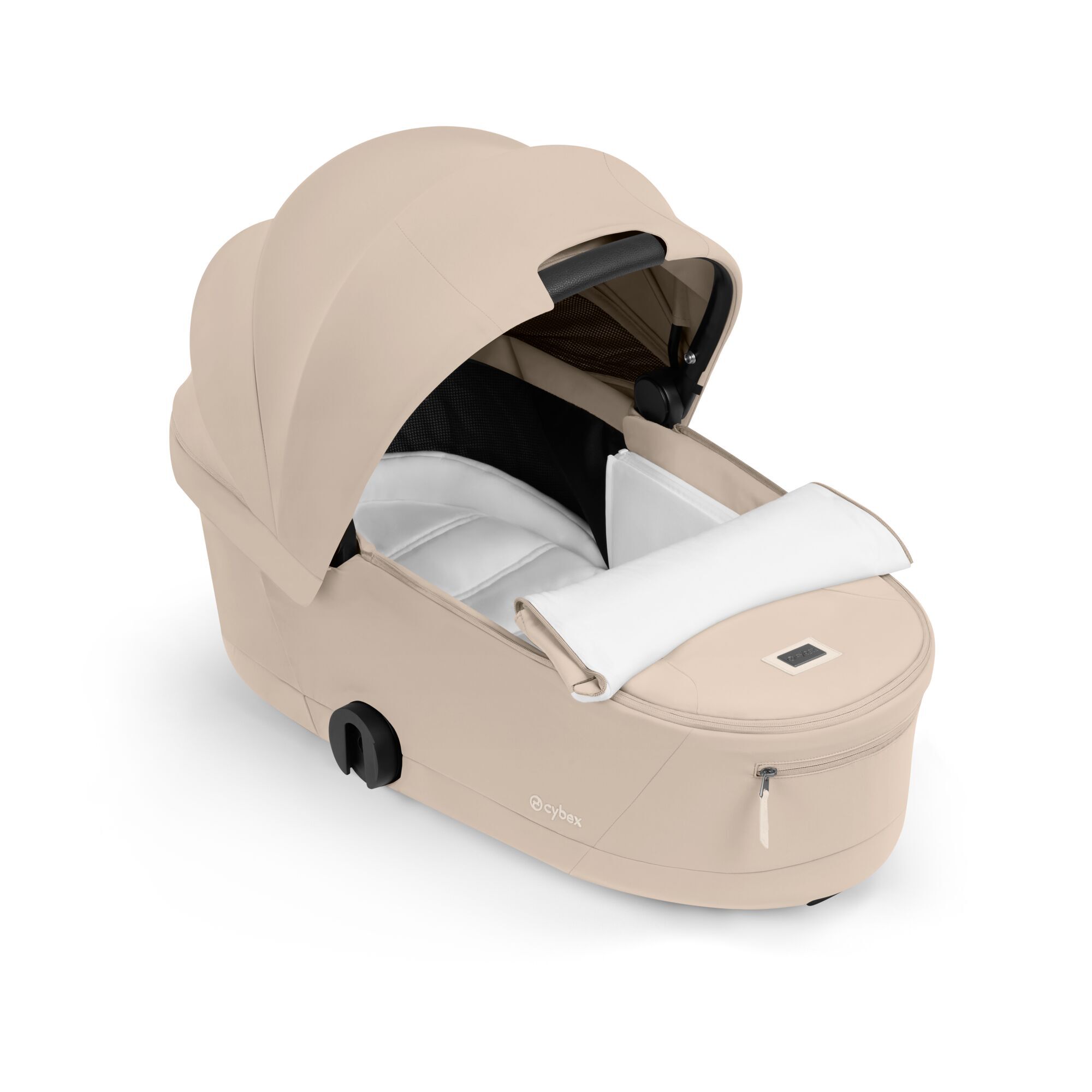 CYBEX Priam Fold Lux Carry Cot - Cozy Beige in Cozy Beige large-cybex-us image number 3