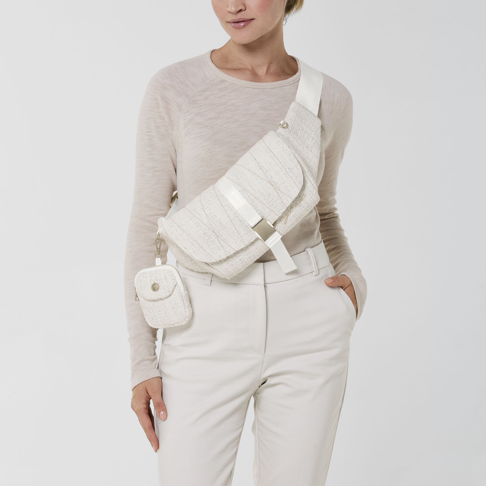 CYBEX Belt Bag Boucle - Cream White (Boucl&eacute;) in Cream White (Boucl&eacute;) large-cybex-neu Bild 2