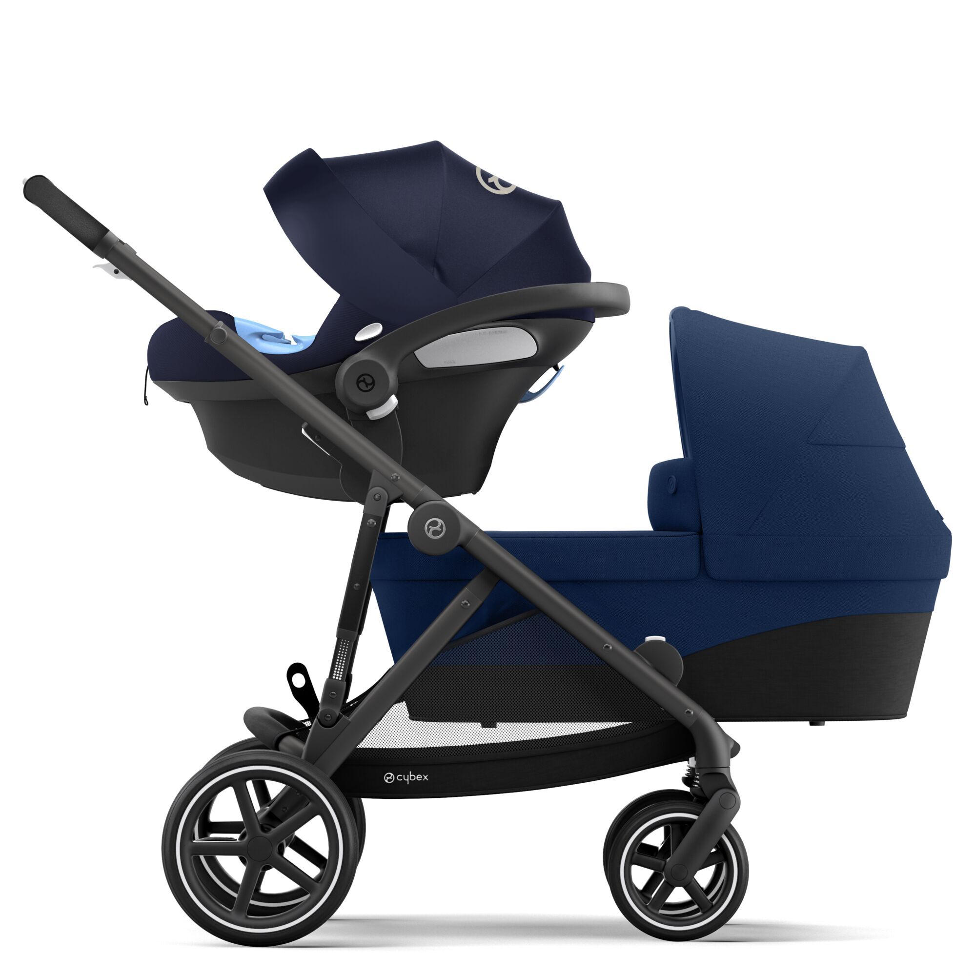CYBEX Gazelle S - Navy Blue (Schwarzer Rahmen) in Navy Blue (Black Frame) large-cybex-neu Bild 3