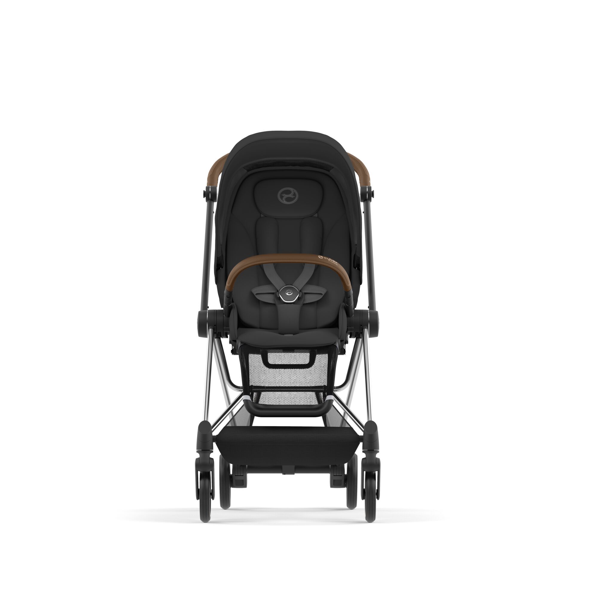 CYBEX Mios Frame - Chrome With Brown Details in Chrome With Brown Details large-cybex-imea image number 3