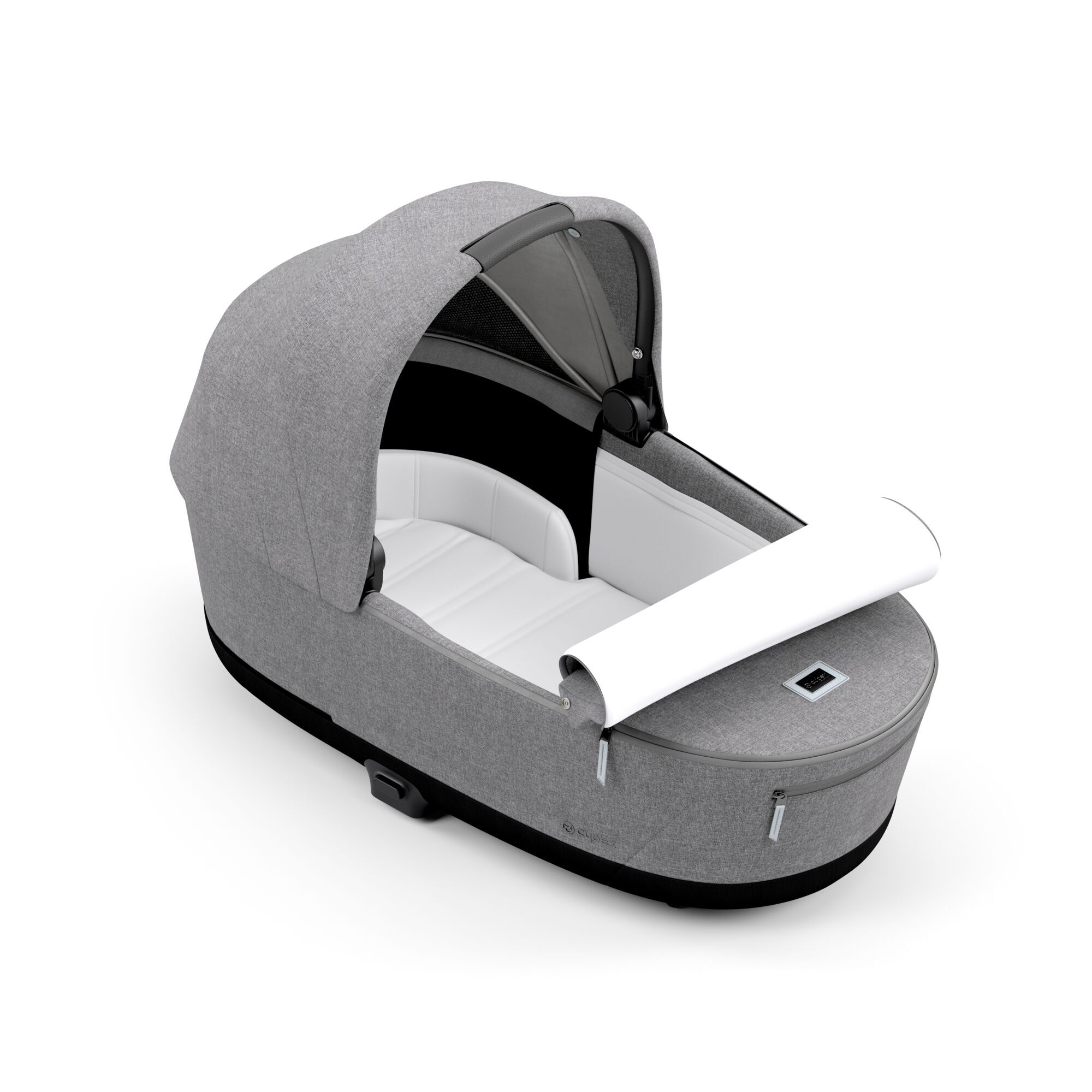 CYBEX Priam Lux Carry Cot - Manhattan Grey Plus in Manhattan Grey Plus large-cybex-au image number 2
