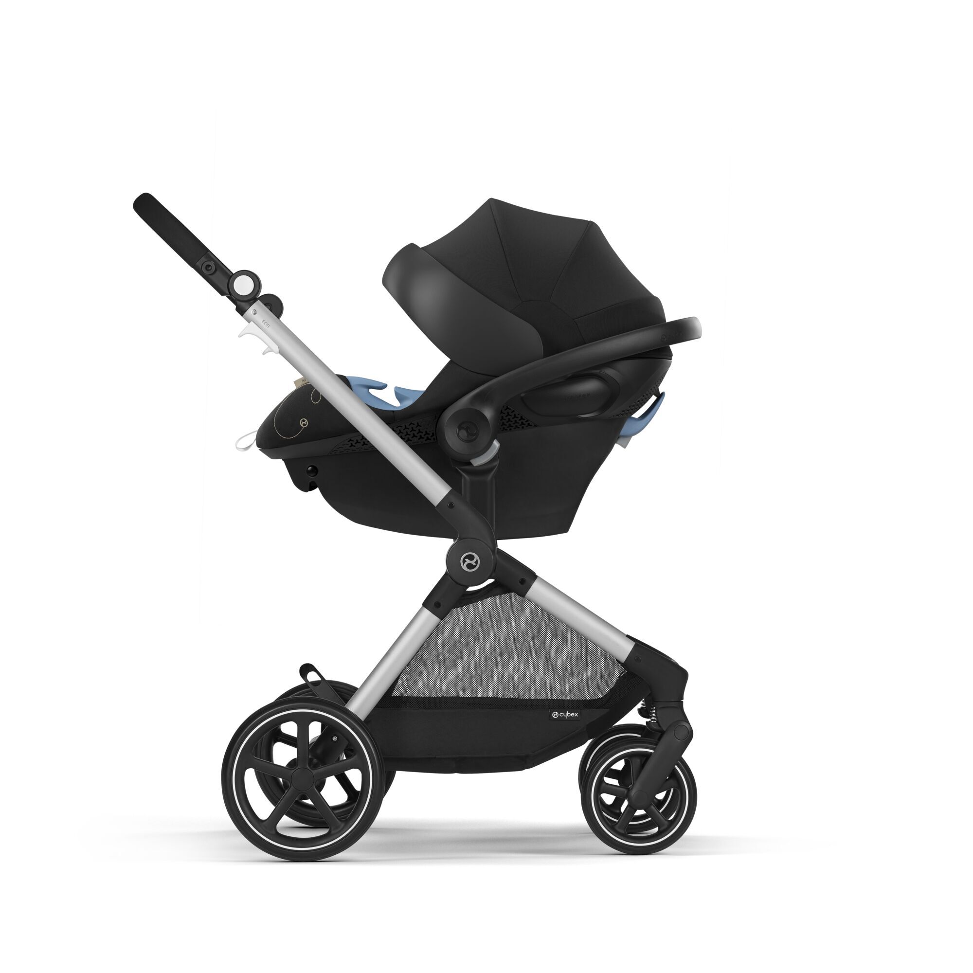 CYBEX Eos and Aton G Travel System - Moon Black (Silver Frame) in Moon Black (Silver Frame) large-cybex-us image number 2