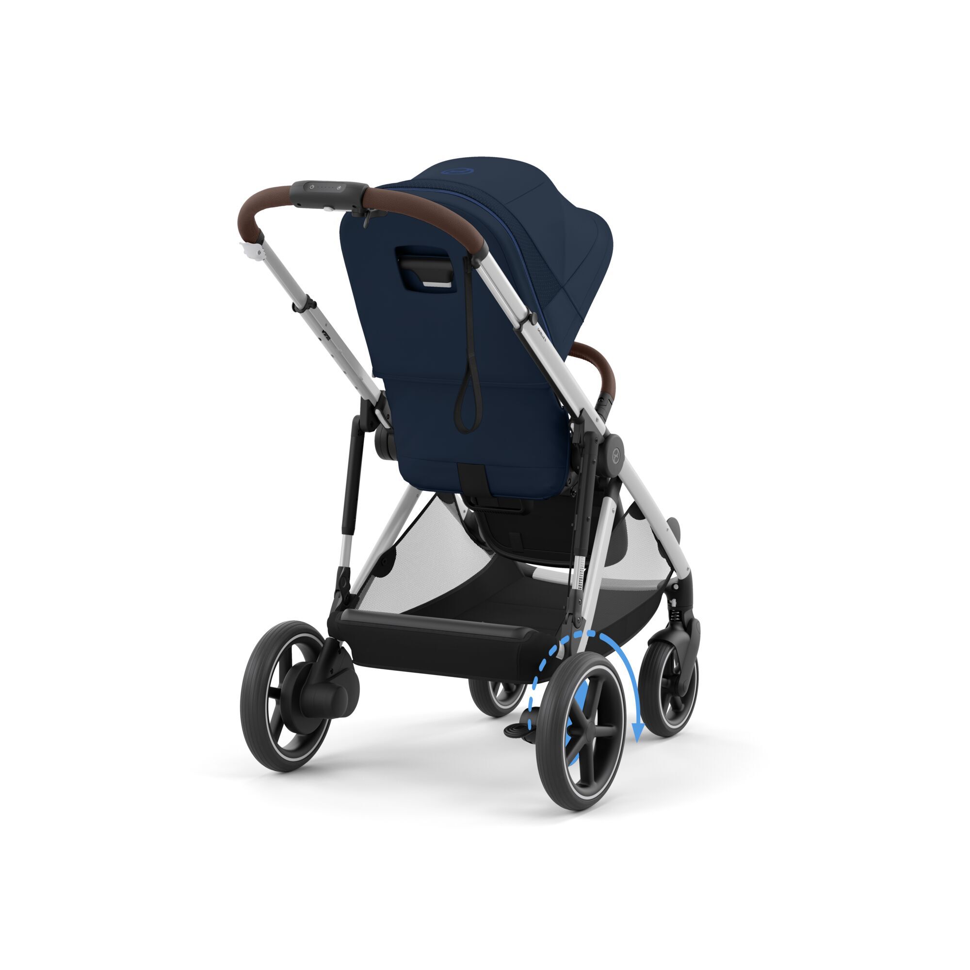 CYBEX e-Gazelle S - Ocean Blue (Silver Frame) in Ocean Blue (Silver Frame) large-cybex-us image number 8