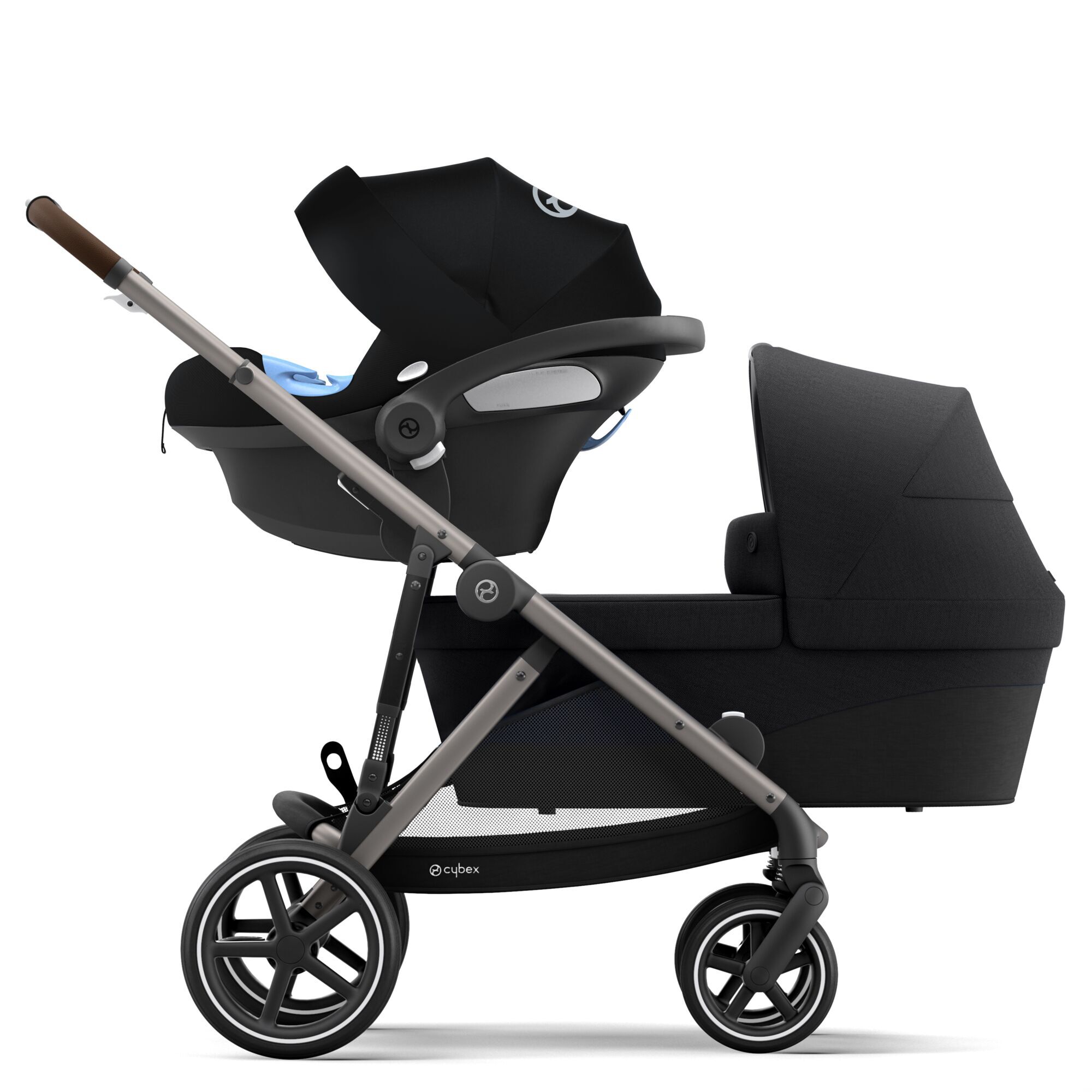 CYBEX Gazelle S - Deep Black (Taupe Frame) in Deep Black (Taupe Frame) large-cybex-neu Bild 3