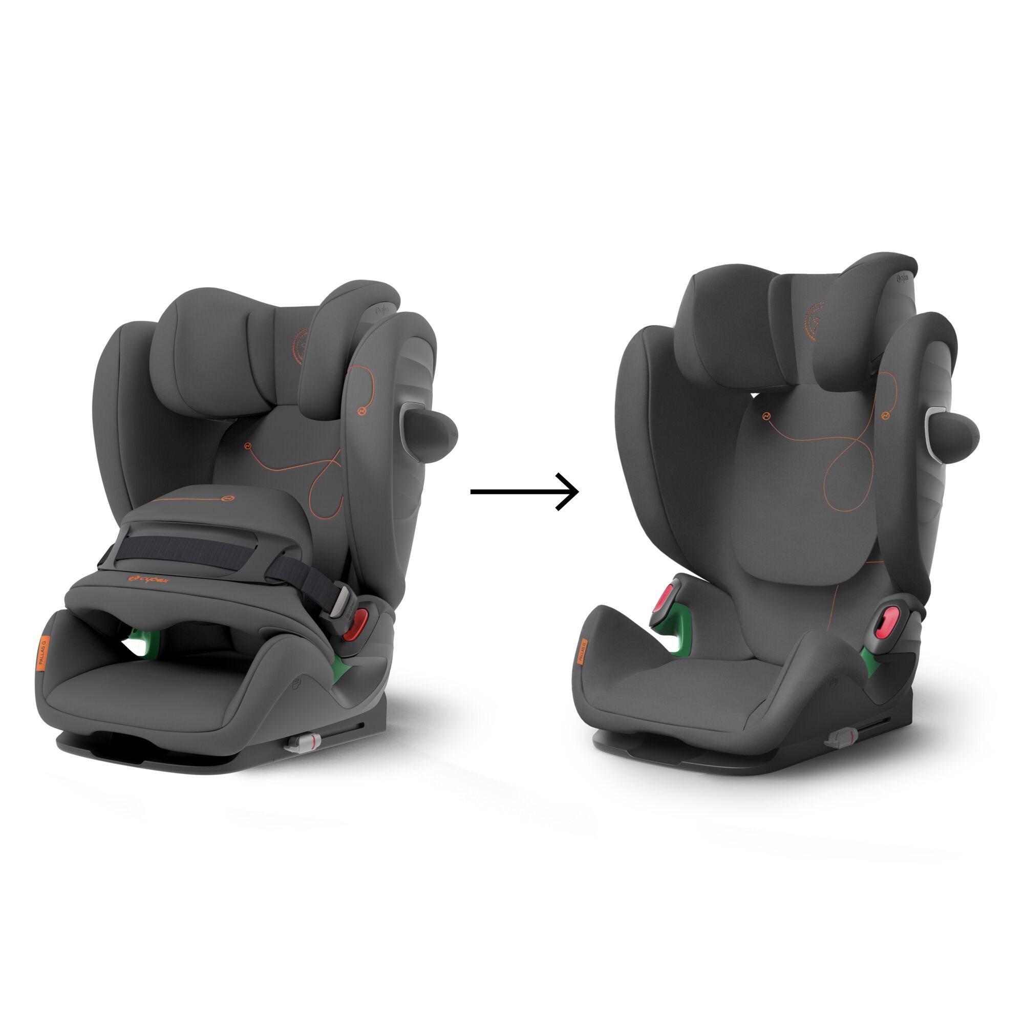 CYBEX Pallas G i-Size - Lava Grey in Lava Grey (Comfort) large-cybex-cn image number 5