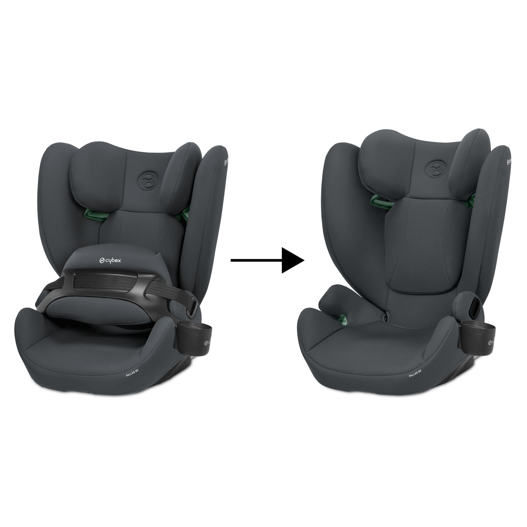 CYBEX Pallas B2 i-Size - Cobblestone Grey in Cobblestone Grey large-cybex-neu image number 5