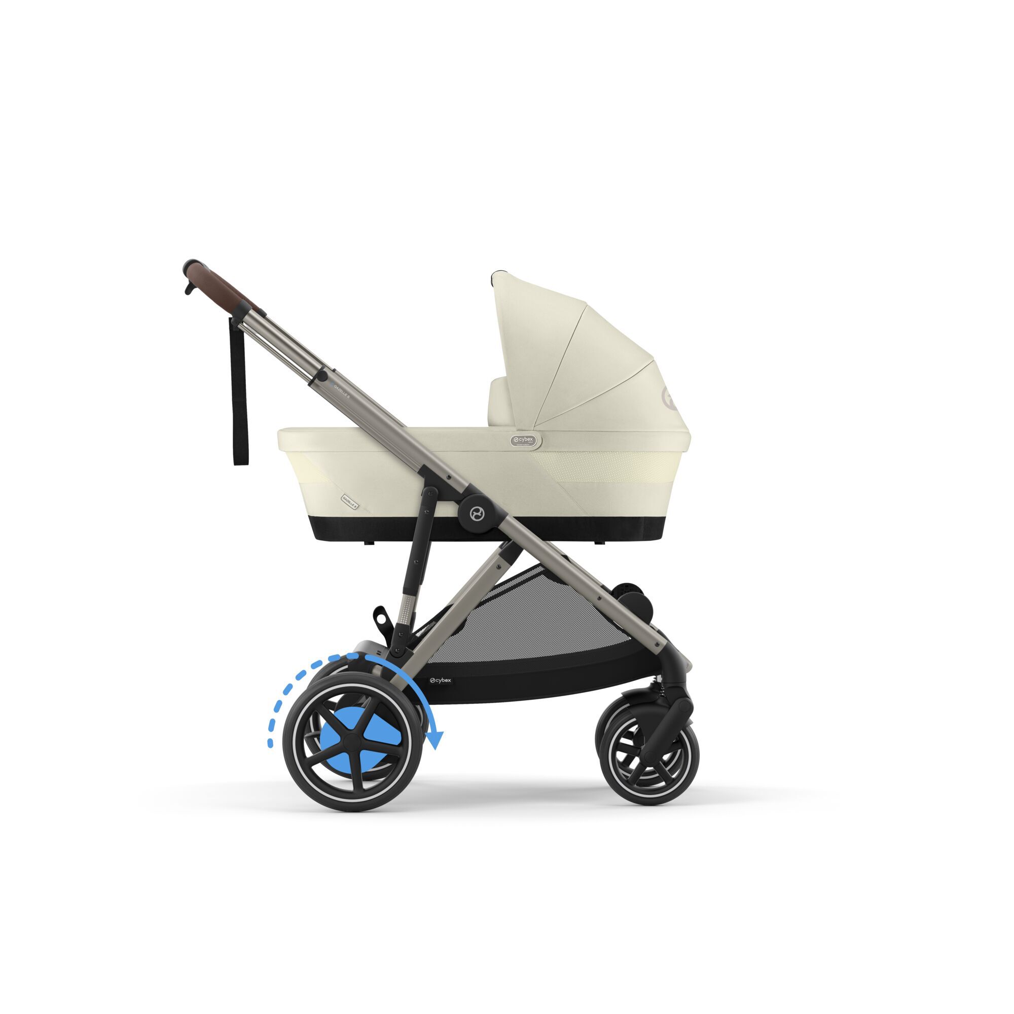 CYBEX e-Gazelle S - Seashell Beige (Taupe Frame) in Seashell Beige (Taupe Frame) large-cybex-gb image number 3