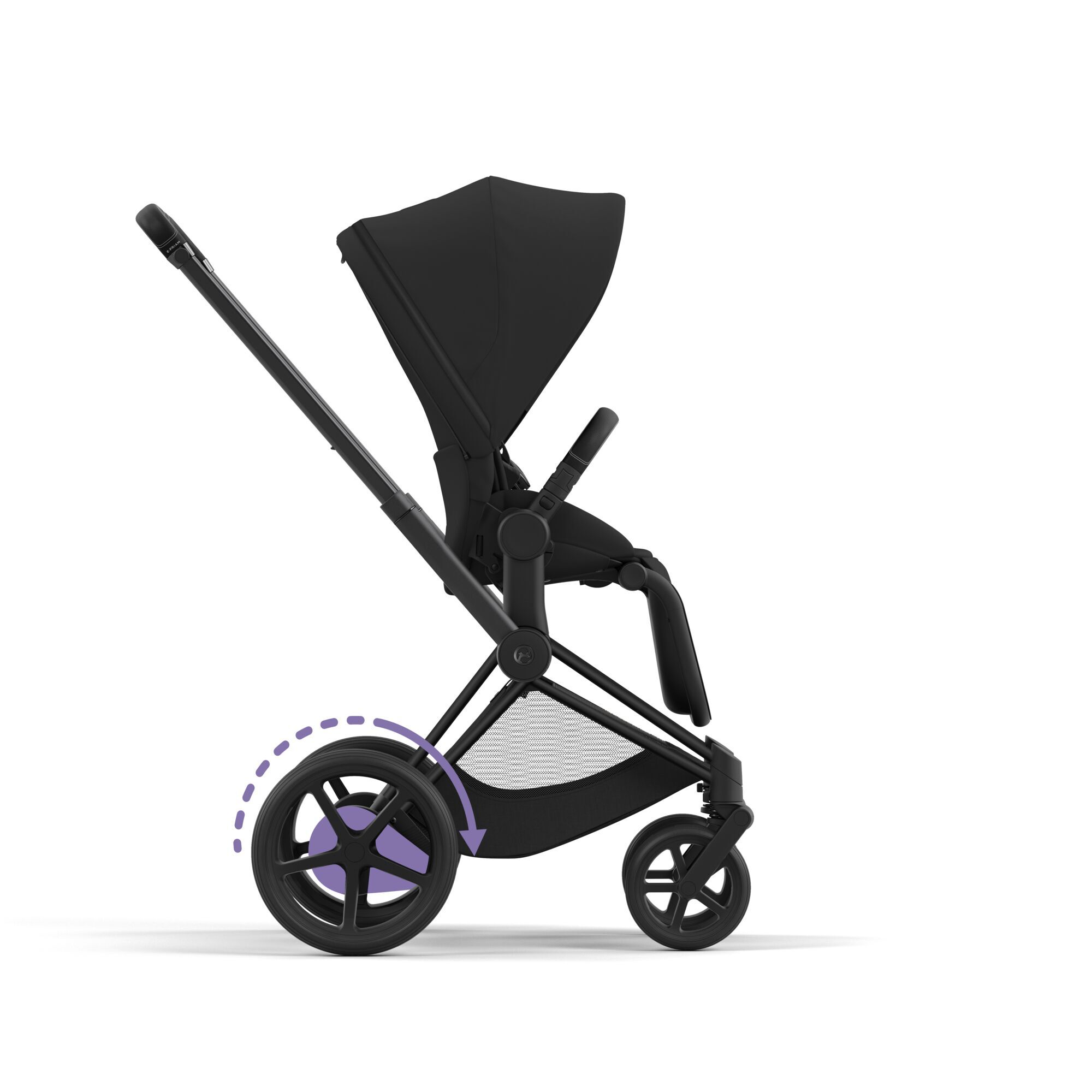 CYBEX e-Priam Frame - Matt Black in Matt Black large-cybex-kr image number 6