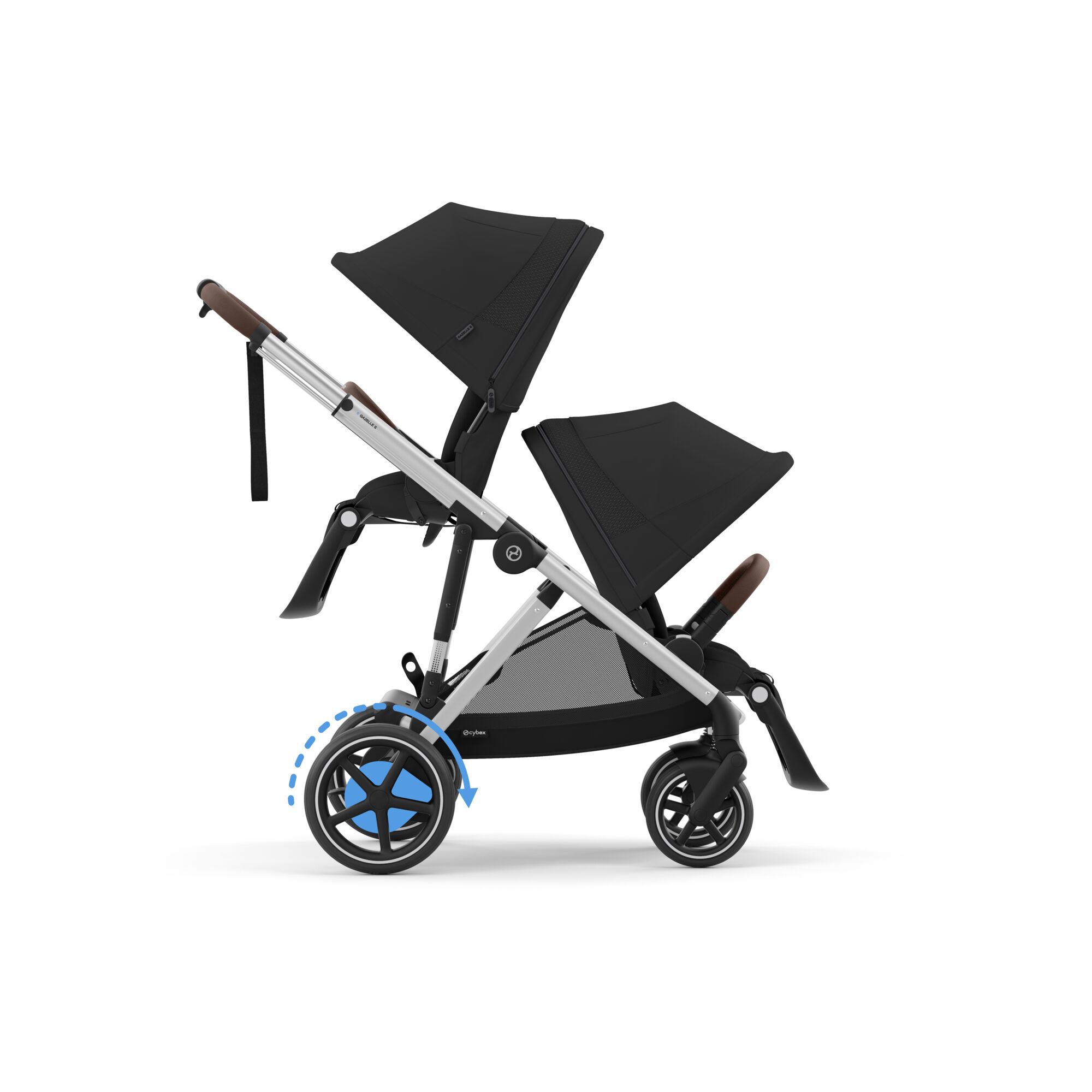 CYBEX e-Gazelle S - Moon Black (Silver Frame) in Moon Black (Silver Frame) large-cybex-us image number 6