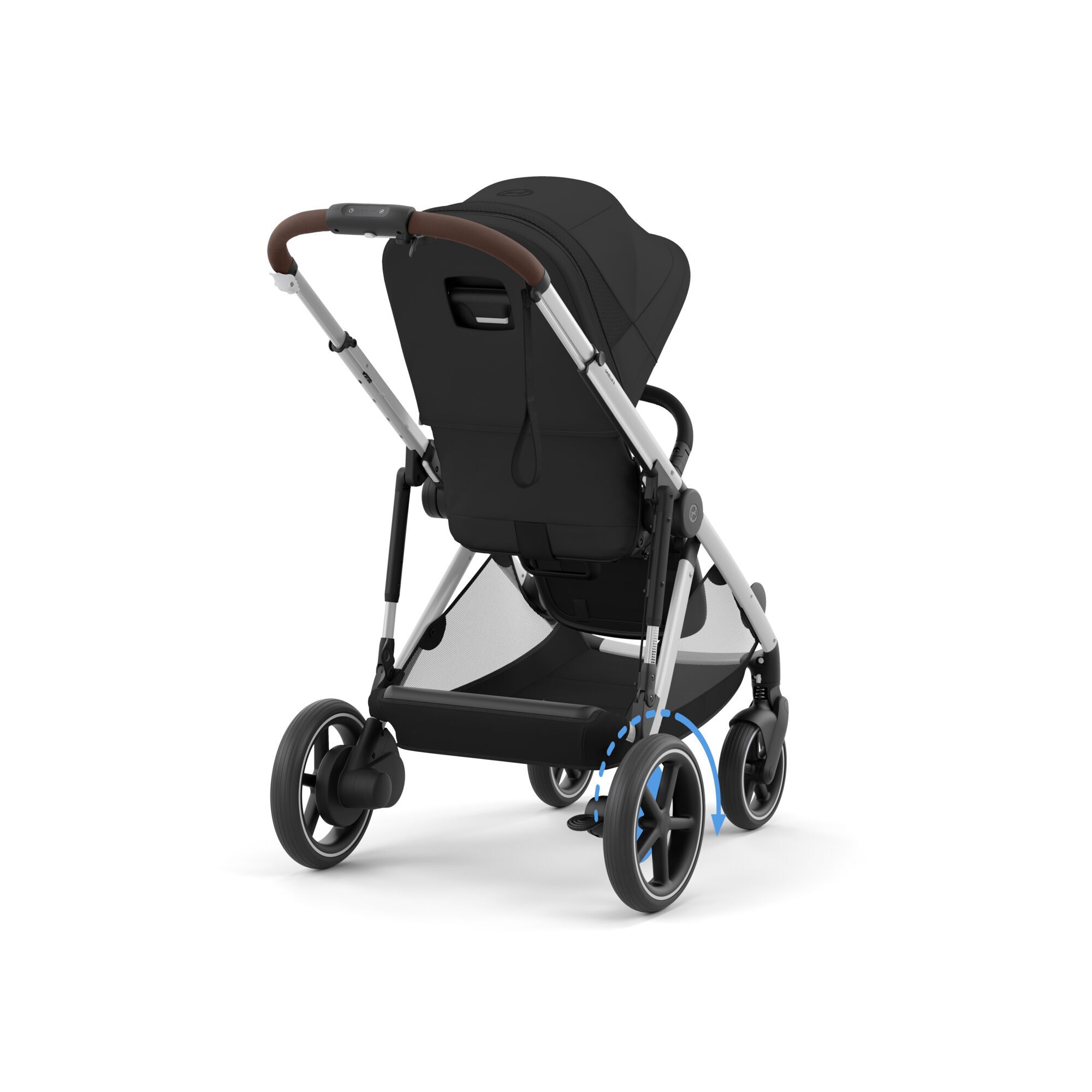CYBEX e-Gazelle S - Moon Black (Silver Frame) in Moon Black (Silver Frame) large-cybex-us image number 8