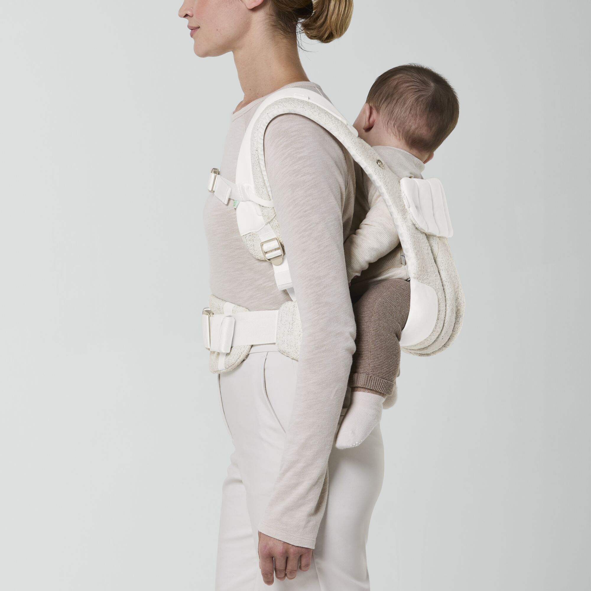 Porte-b&eacute;b&eacute; Coya Boucle - Cream White (Boucl&eacute;) - Image 4