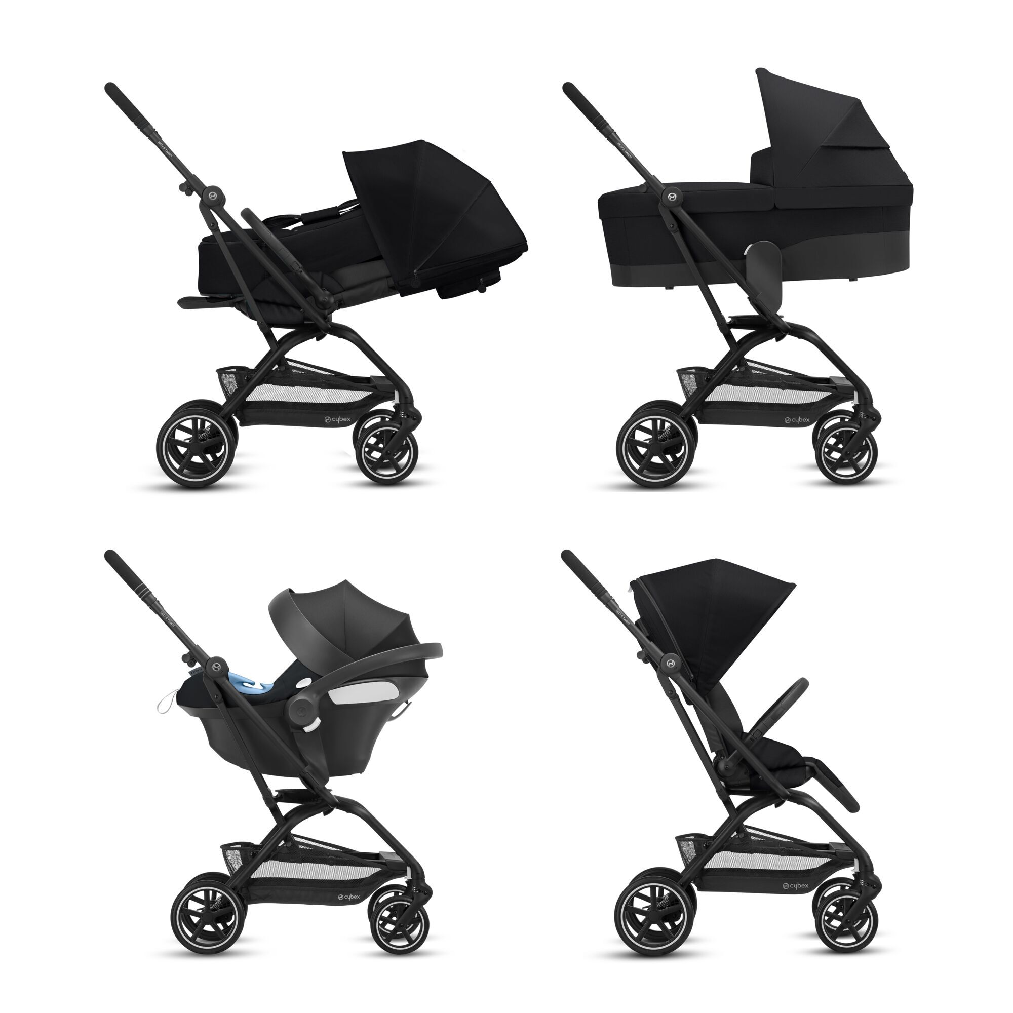CYBEX Eezy S Twist+2 - Deep Black (Black Frame) in Deep Black (Black Frame) large-cybex-gb image number 6