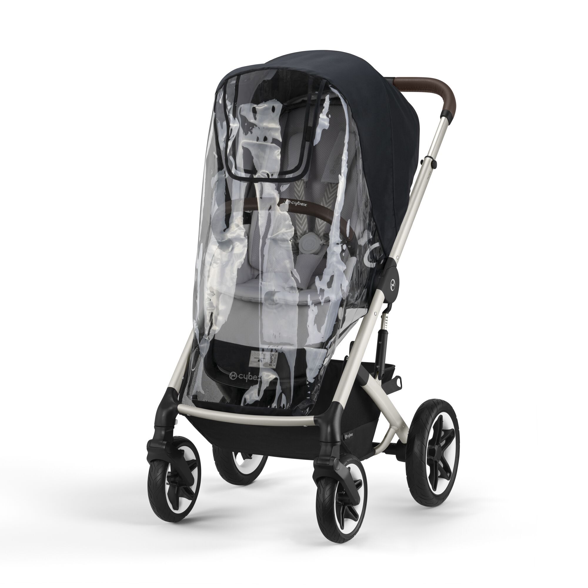 CYBEX Talos S Lux Rain Cover - Transparent in Transparent large-cybex-au image number 1