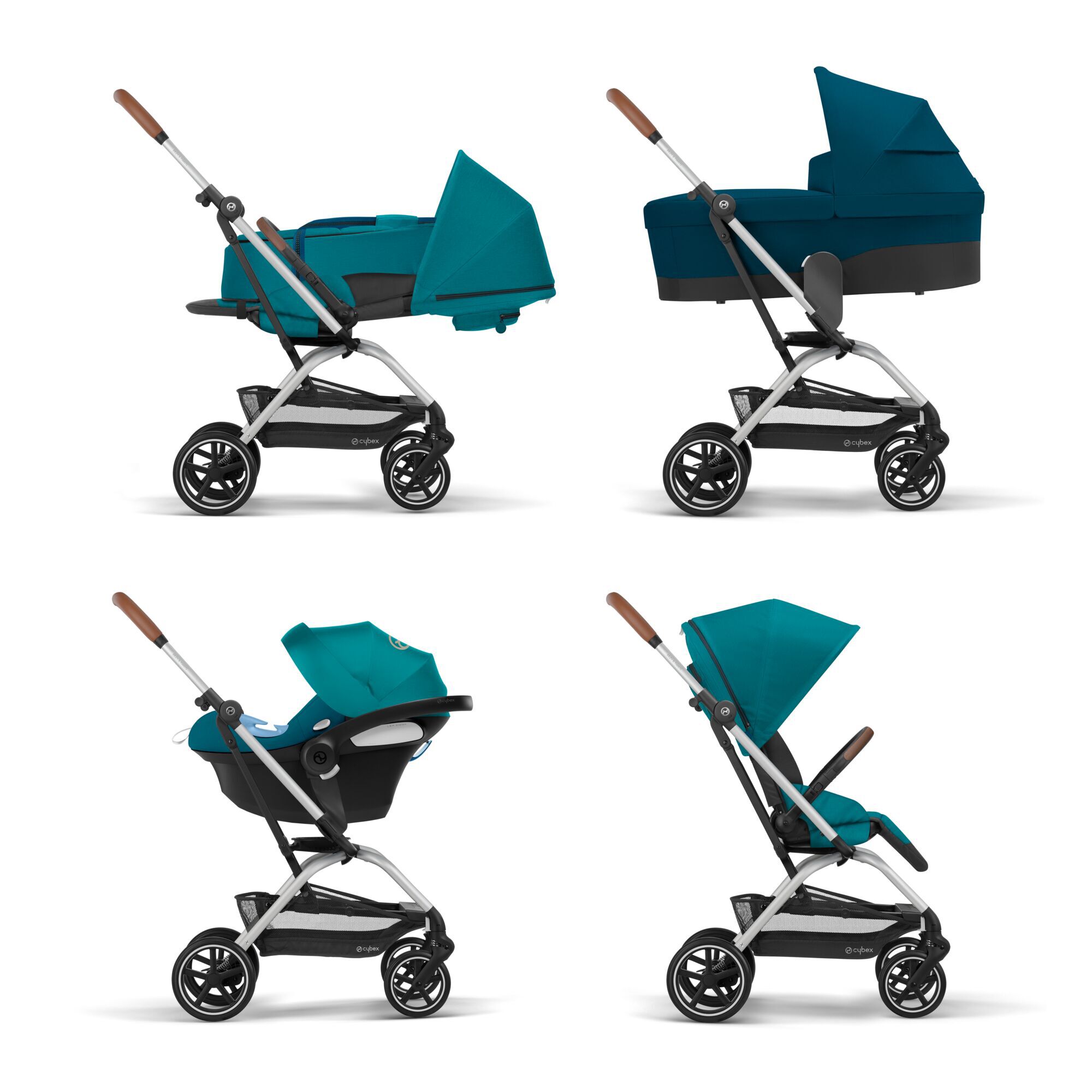 CYBEX Eezy S Twist+2 - River Blue (Silver Frame) in River Blue (Silver Frame) large-cybex-gb image number 7