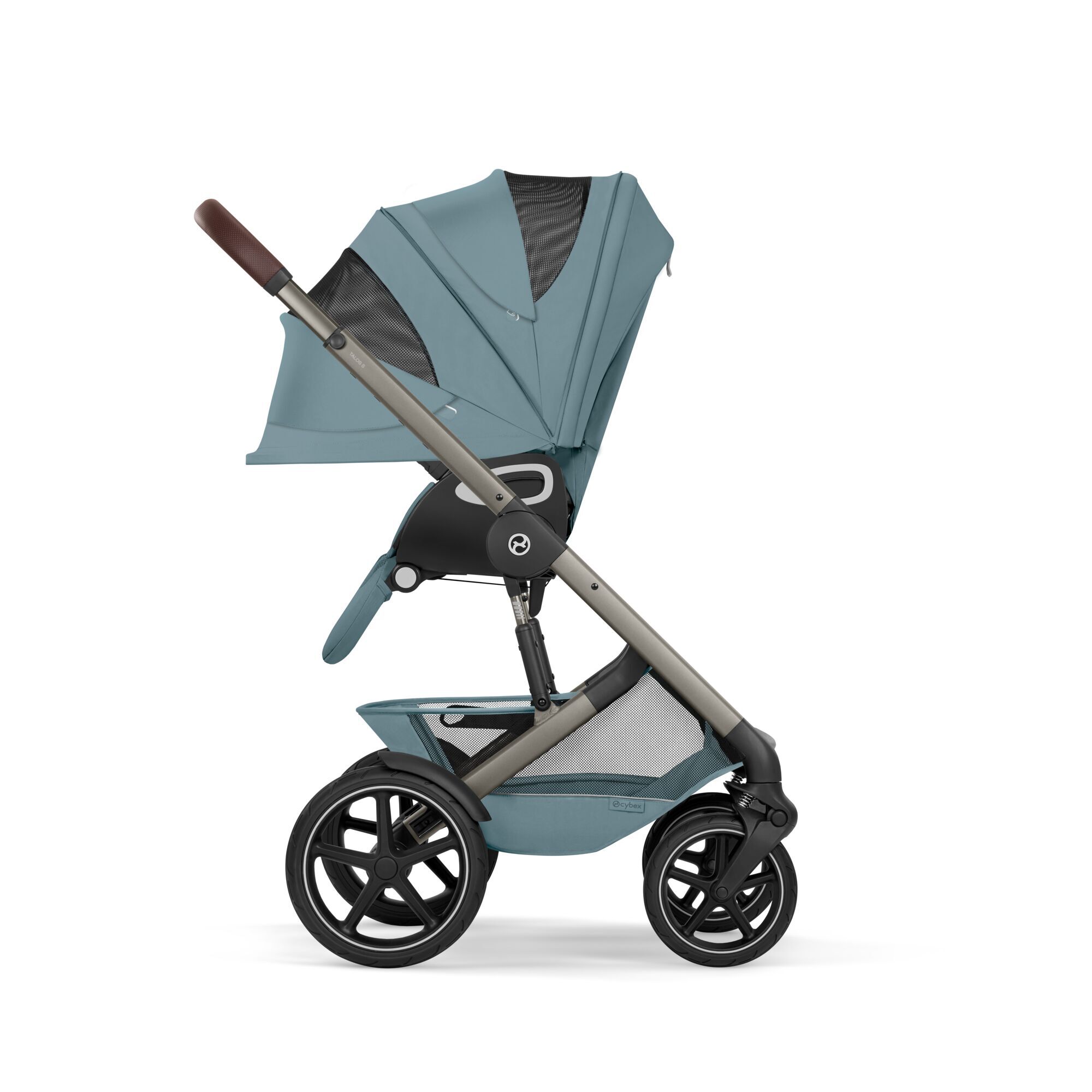 CYBEX Talos S Lux with Fold Cot - Stormy Blue (Taupe Frame) in Stormy Blue (Taupe Frame) large-cybex-neu Bild 8