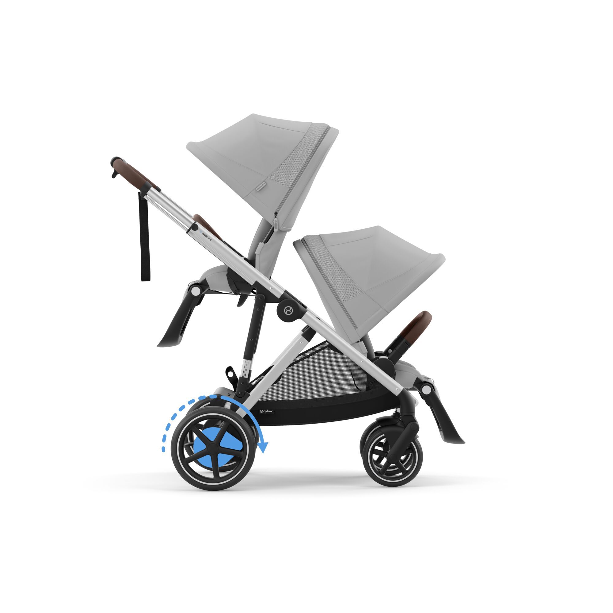 CYBEX e-Gazelle S - Stone Grey (Silver Frame) in Stone Grey (Silver Frame) large-cybex-neu image number 6