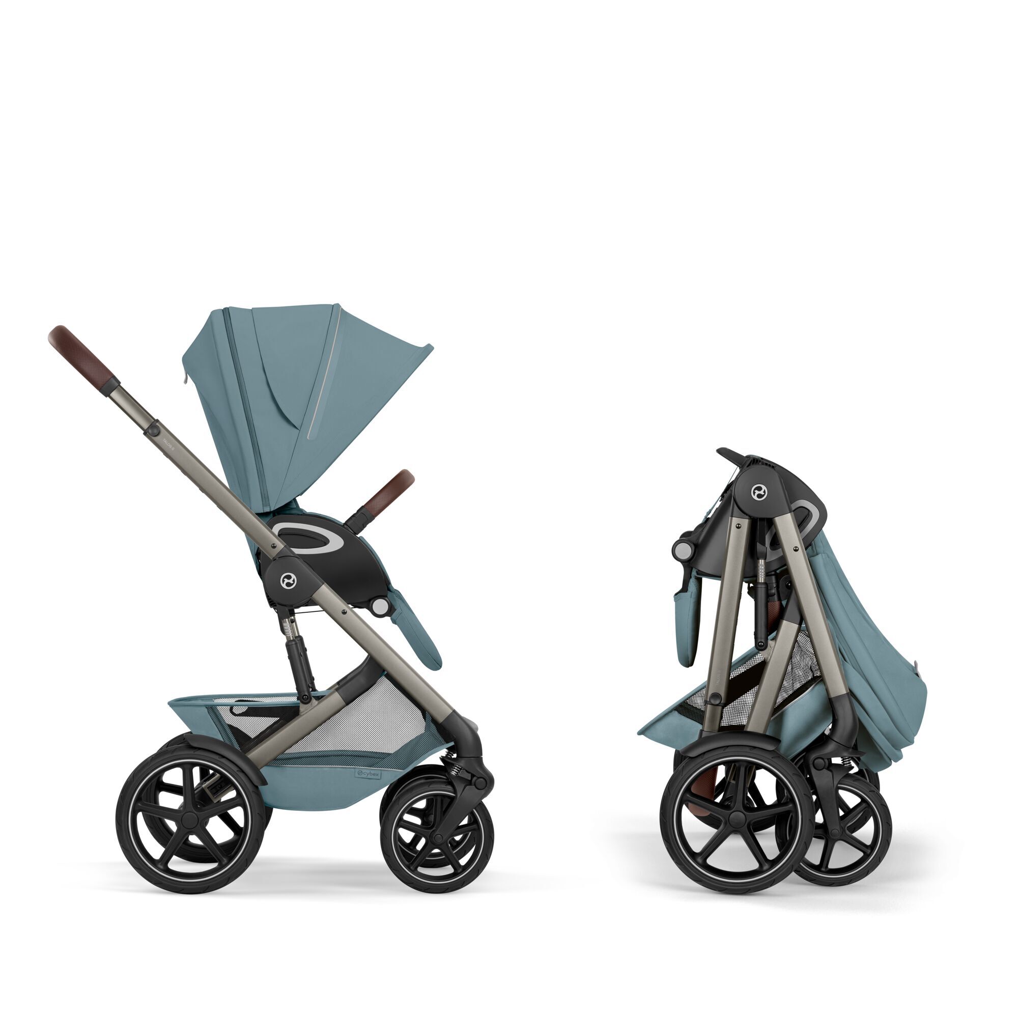CYBEX Talos S Lux with Fold Cot - Stormy Blue (Taupe Frame) in Stormy Blue (Taupe Frame) large-cybex-neu Bild 10