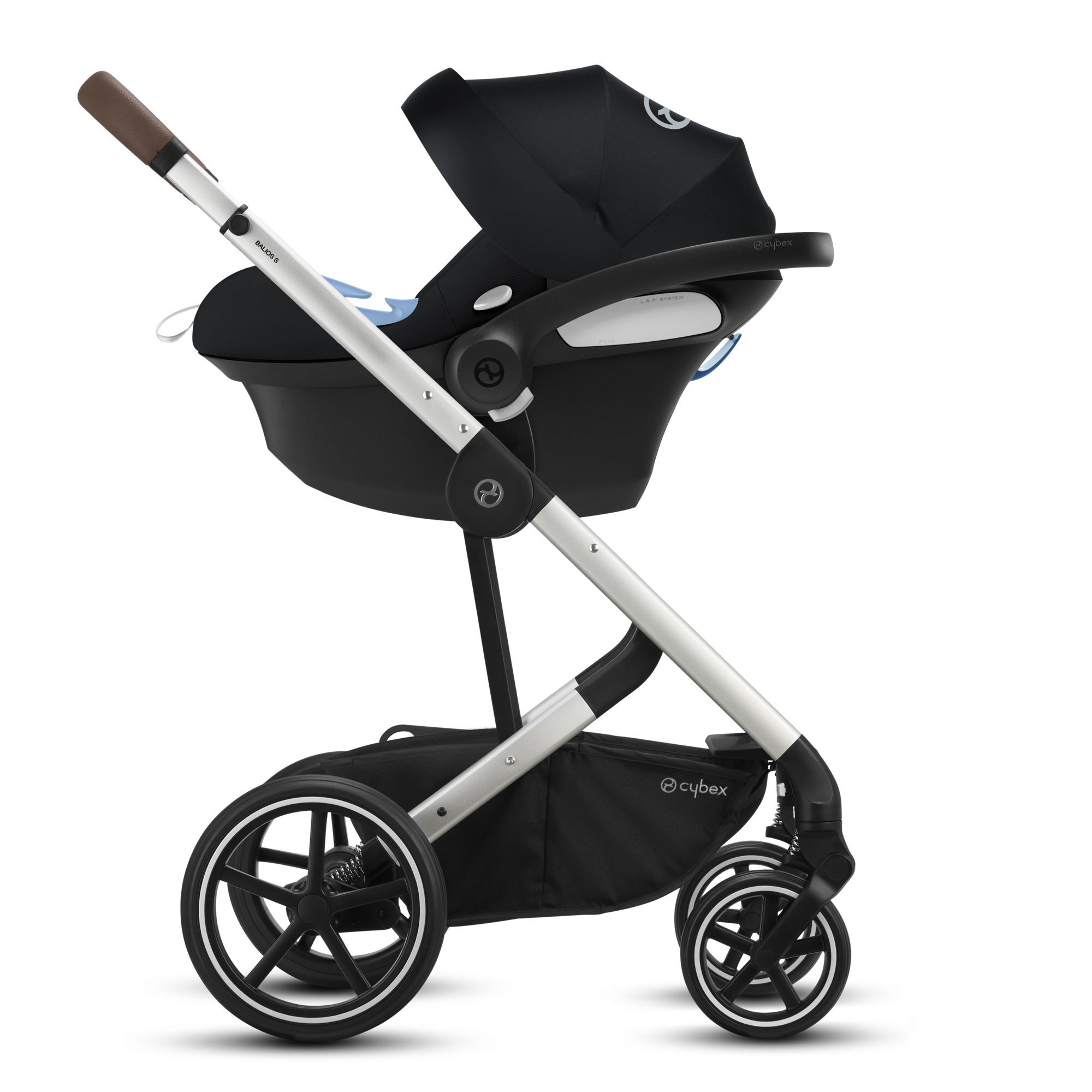 CYBEX Balios S Lux - Deep Black (Silver Frame) in Deep Black (Silver Frame) large-cybex-gb image number 3