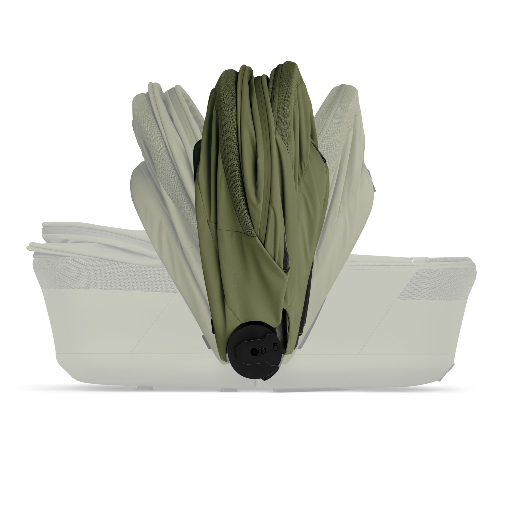 CYBEX Talos S Lux with Fold Cot - Moss Green (Taupe Frame) in Moss Green (Taupe Frame) large-cybex-neu Bild 3