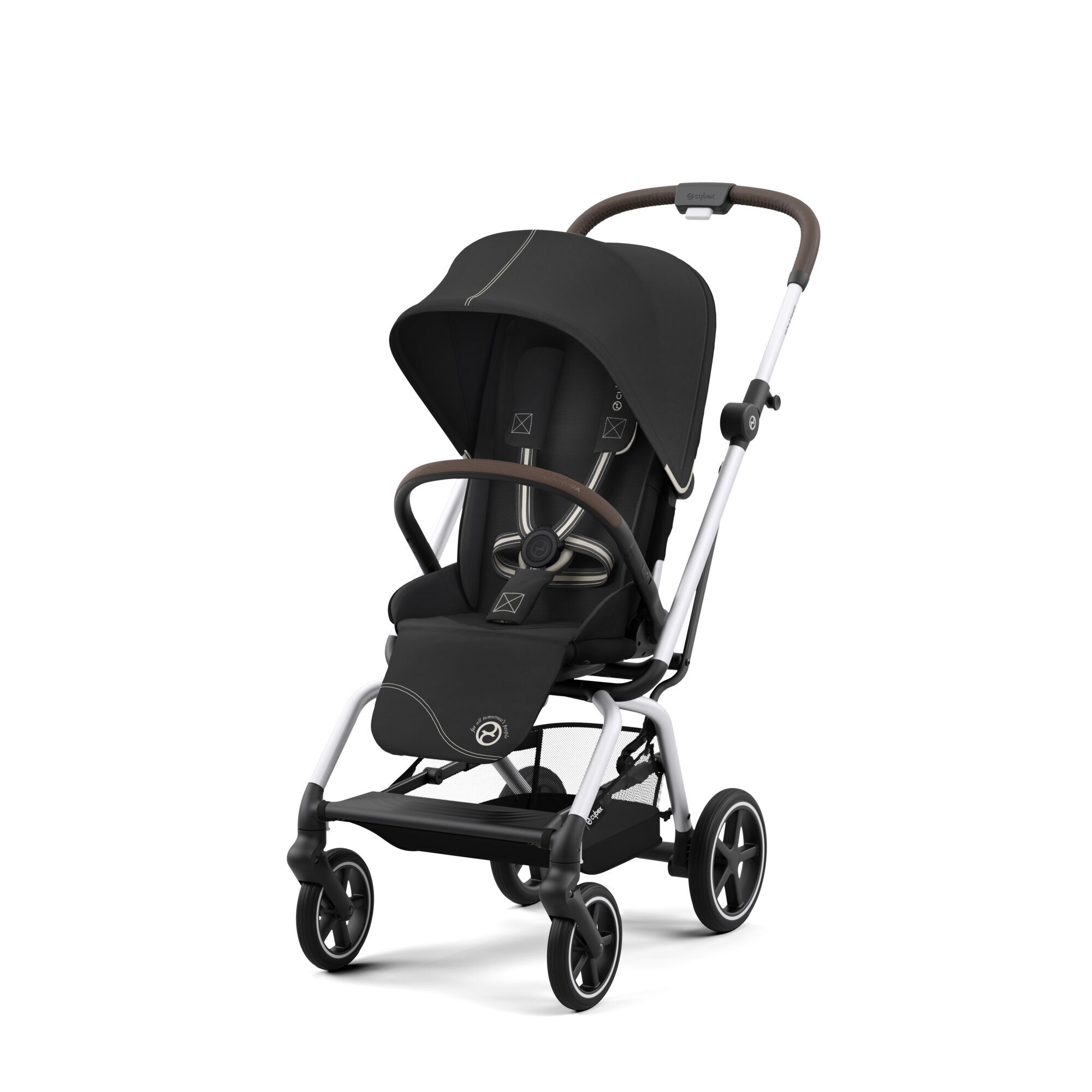 CYBEX Eezy S Twist+2 2023 - Moon Black in Moon Black (Silver Frame) large-cybex-au image number 2