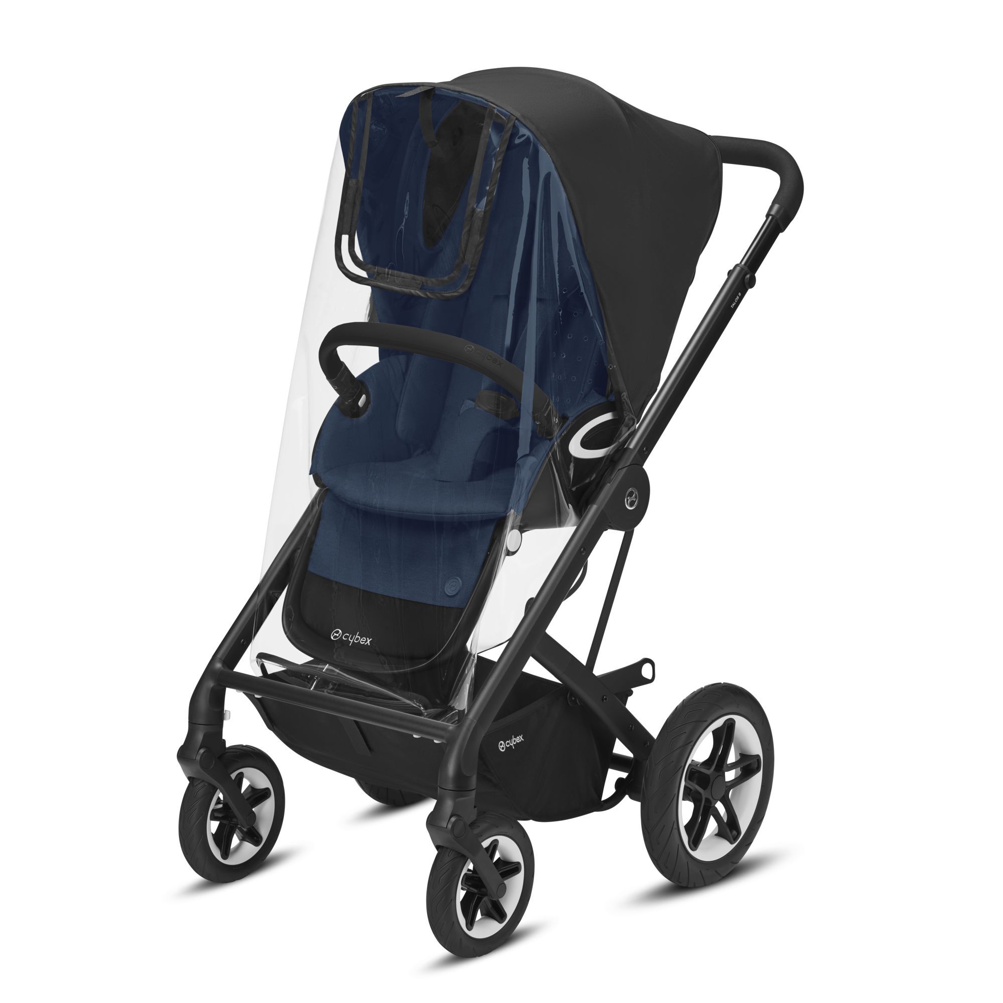 CYBEX Talos S Lux Rain Cover - Transparent in Transparent large-cybex-au image number 2
