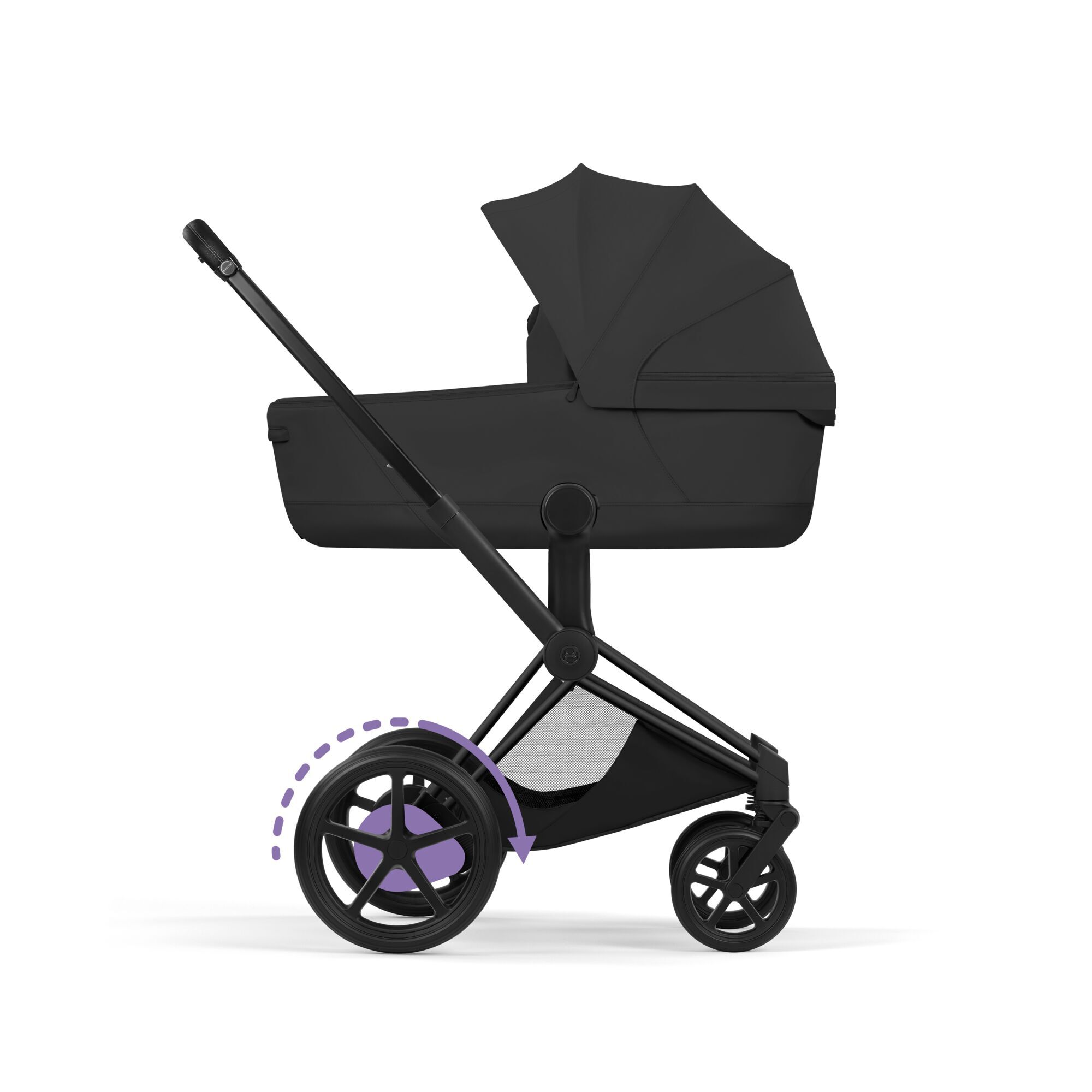CYBEX e-Priam Frame Style - Matt Black in Matt Black large-cybex-us image number 5