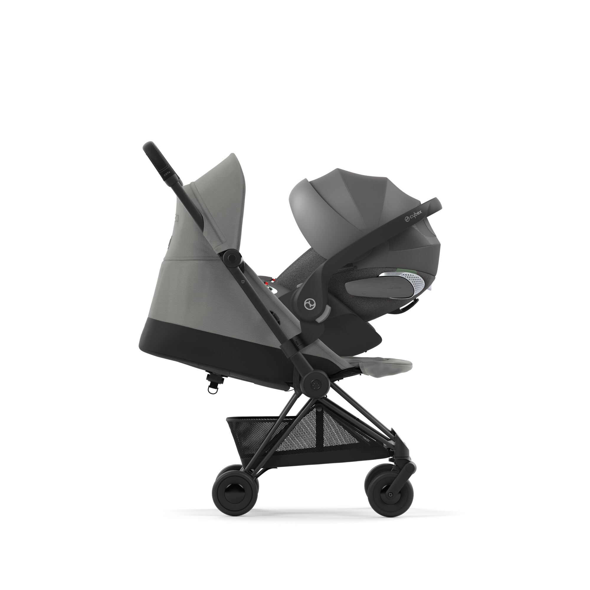CYBEX Coya - Mirage Grey (Matt Black Frame) in Mirage Grey (Matt Black Frame) large-cybex-imea image number 7