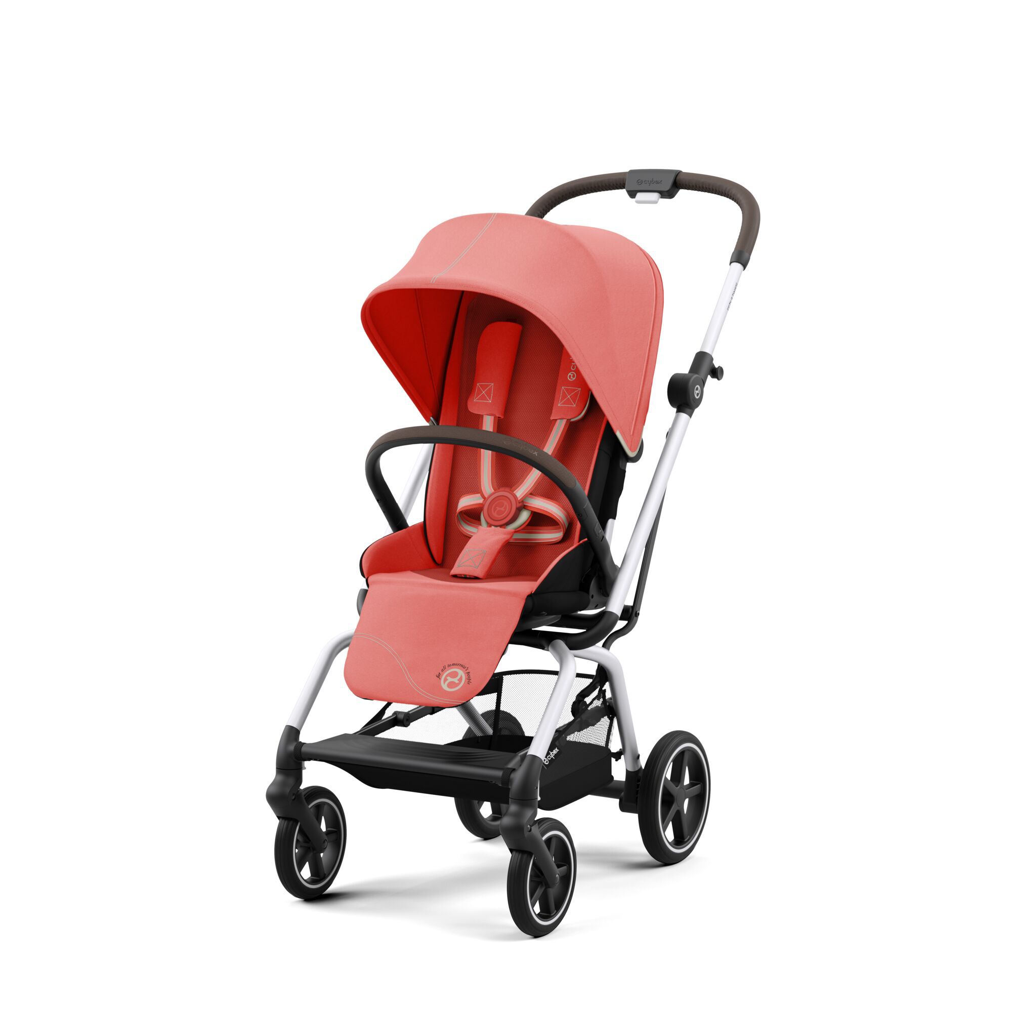 CYBEX Eezy S Twist+2 2023 - Hibiscus Red in Hibiscus Red (Silver Frame) large-cybex-au image number 2