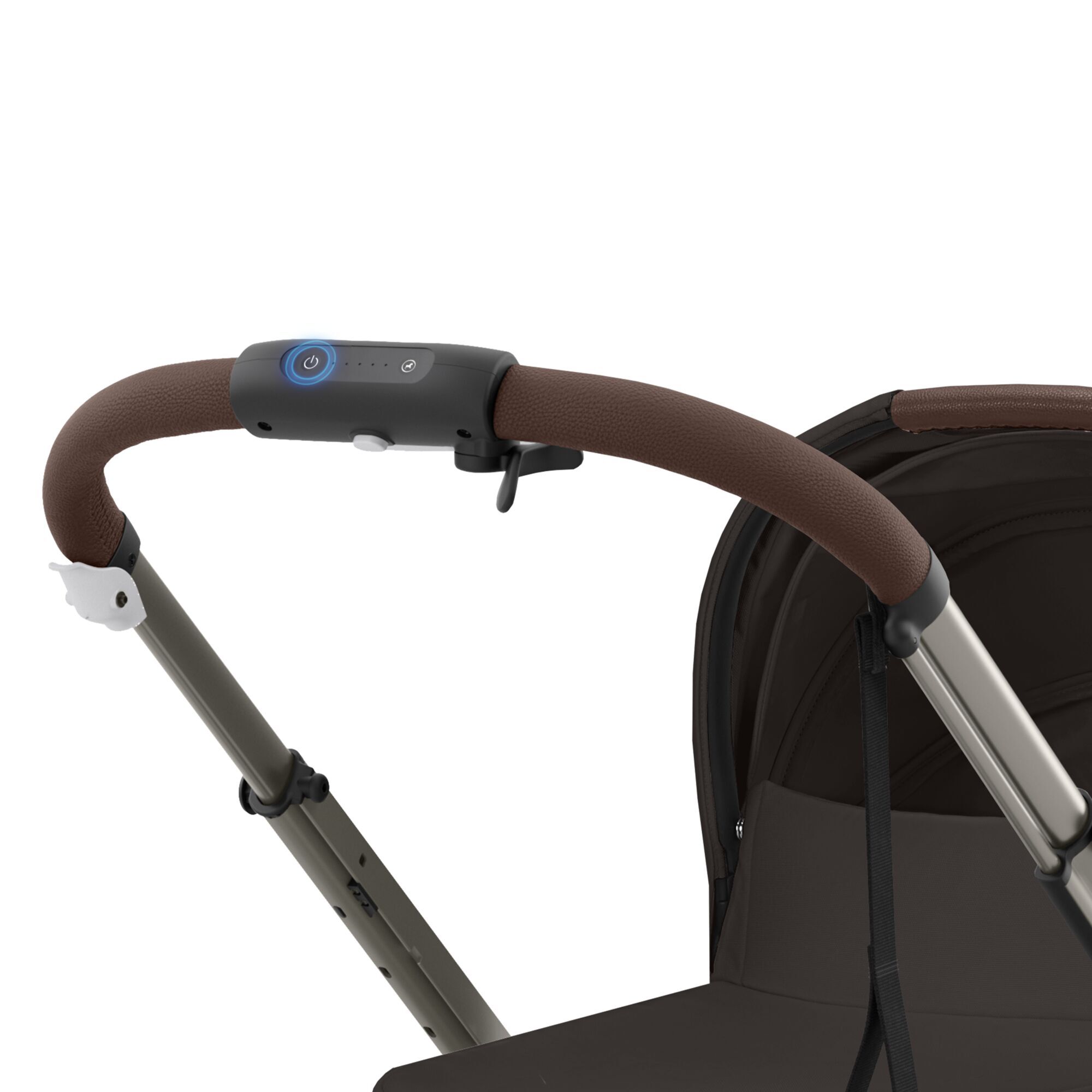 CYBEX e-Gazelle S - Chocolate Brown (Taupe Frame) in Chocolate Brown (Taupe Frame) large-cybex-gb image number 2