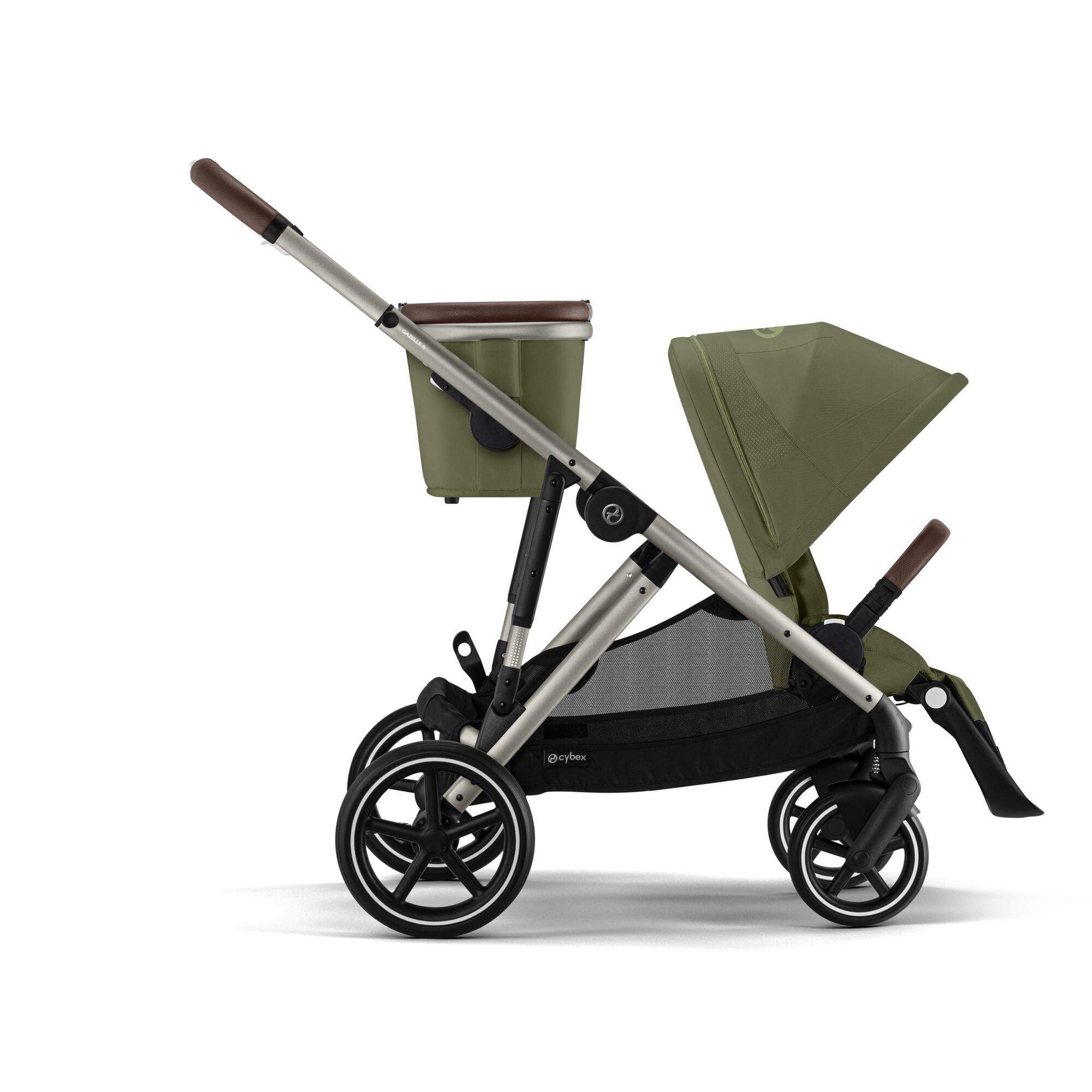 CYBEX Gazelle S - Moss Green in Moss Green (Taupe Frame) large-cybex-neu image number 1