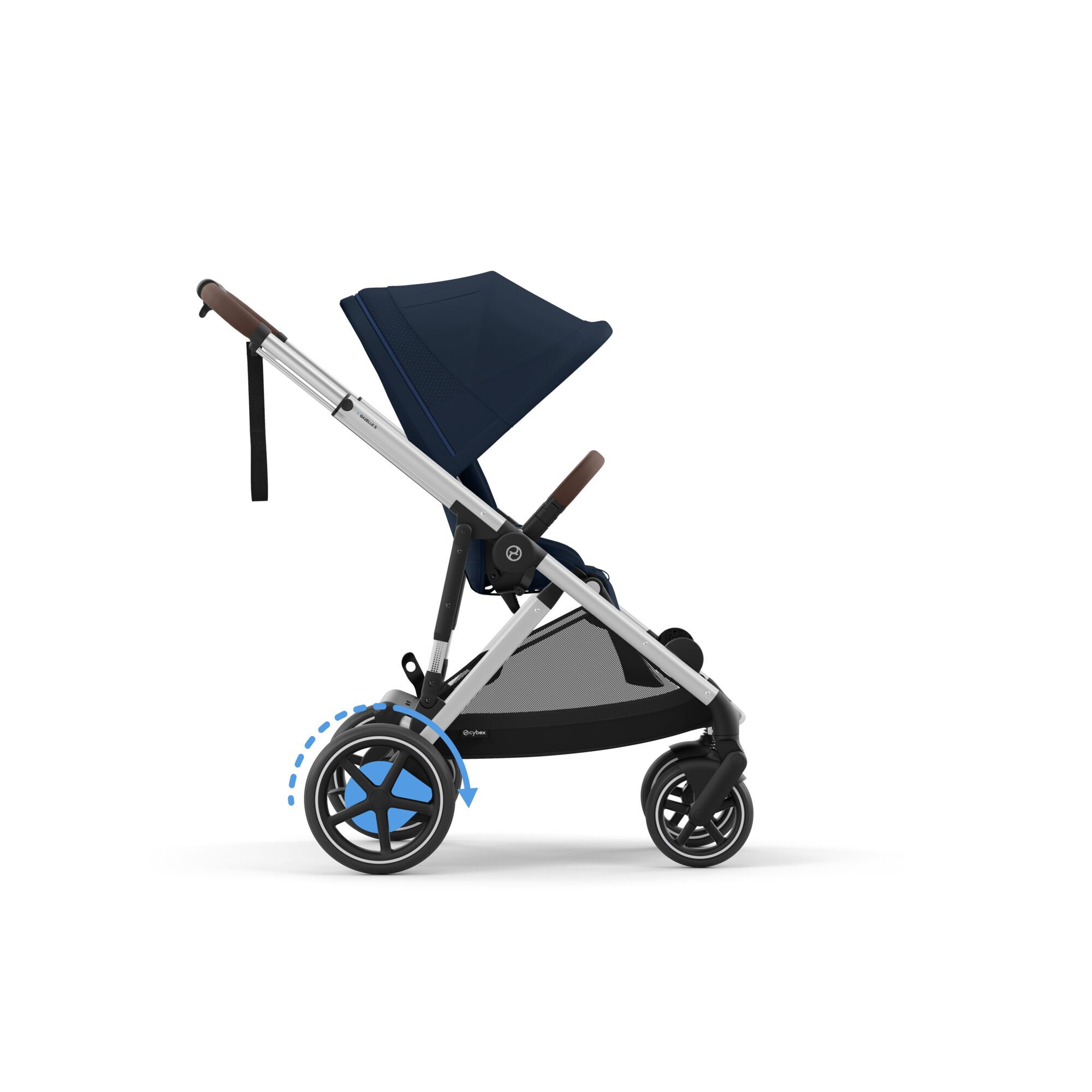 CYBEX e-Gazelle S - Ocean Blue (Silver Frame) in Ocean Blue (Silver Frame) large-cybex-us image number 7