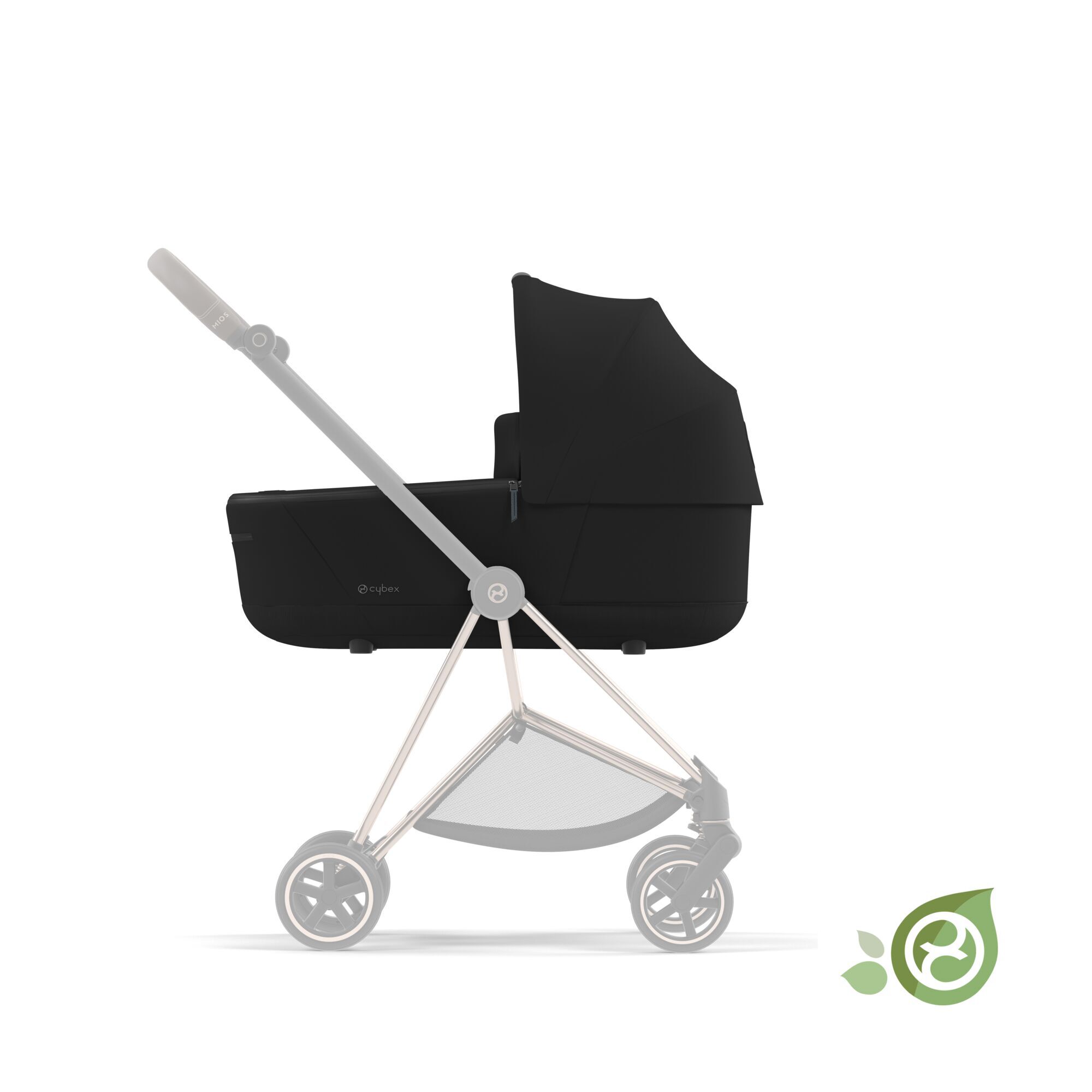 CYBEX Mios Lux Carry Cot - Onyx Black in Onyx Black large-cybex-neu image number 7