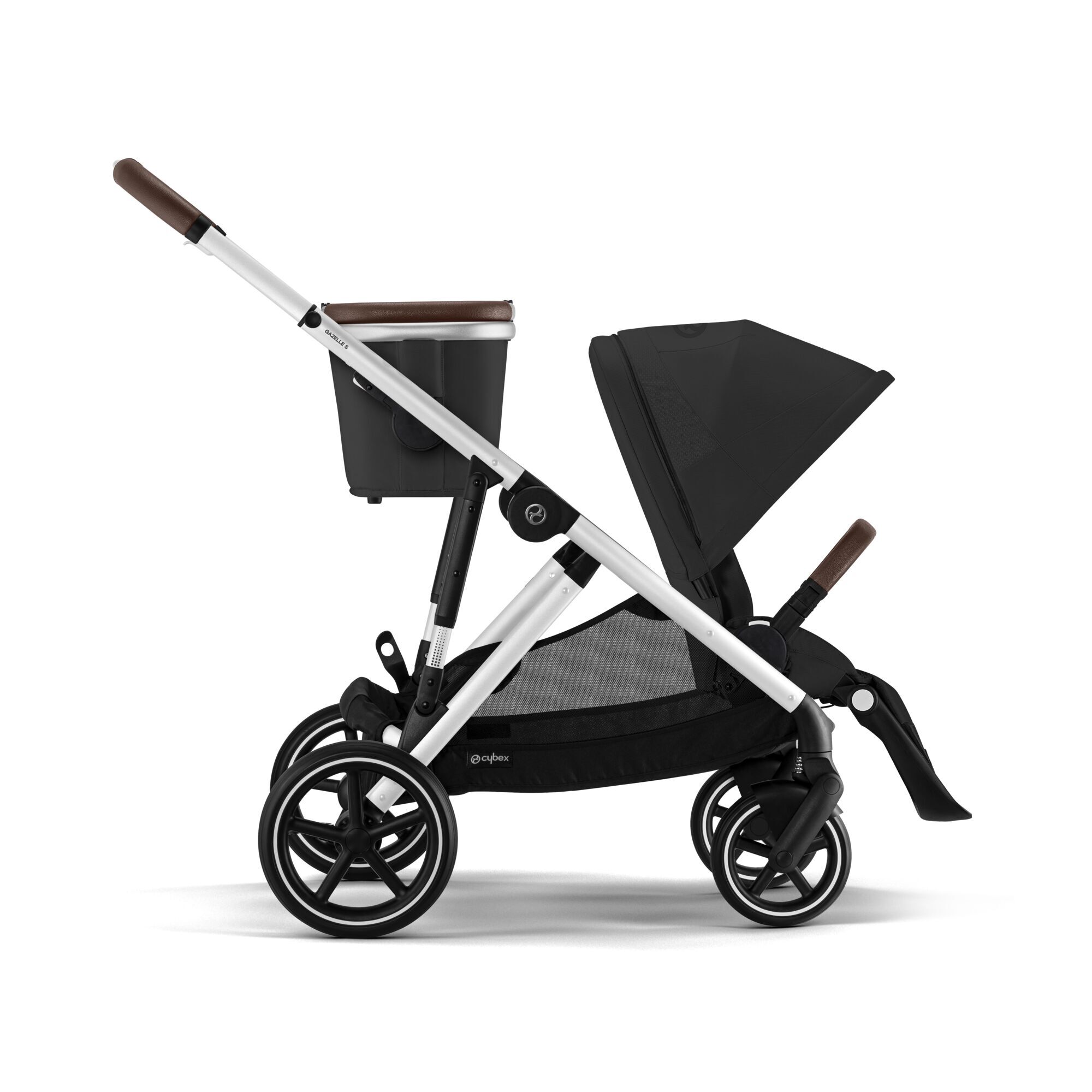CYBEX Gazelle S - Moon Black (Silver Frame) in Moon Black (Silver Frame) large-cybex-us image number 1