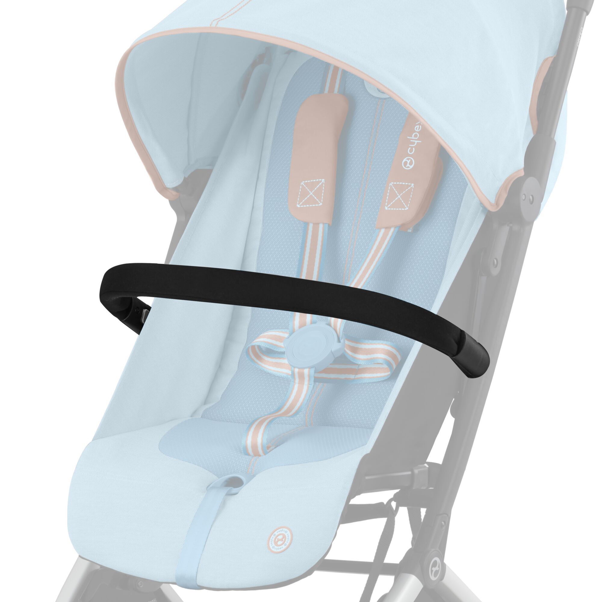 CYBEX Orfeo Bumper Bar - Black in Black large-cybex-us image number 2