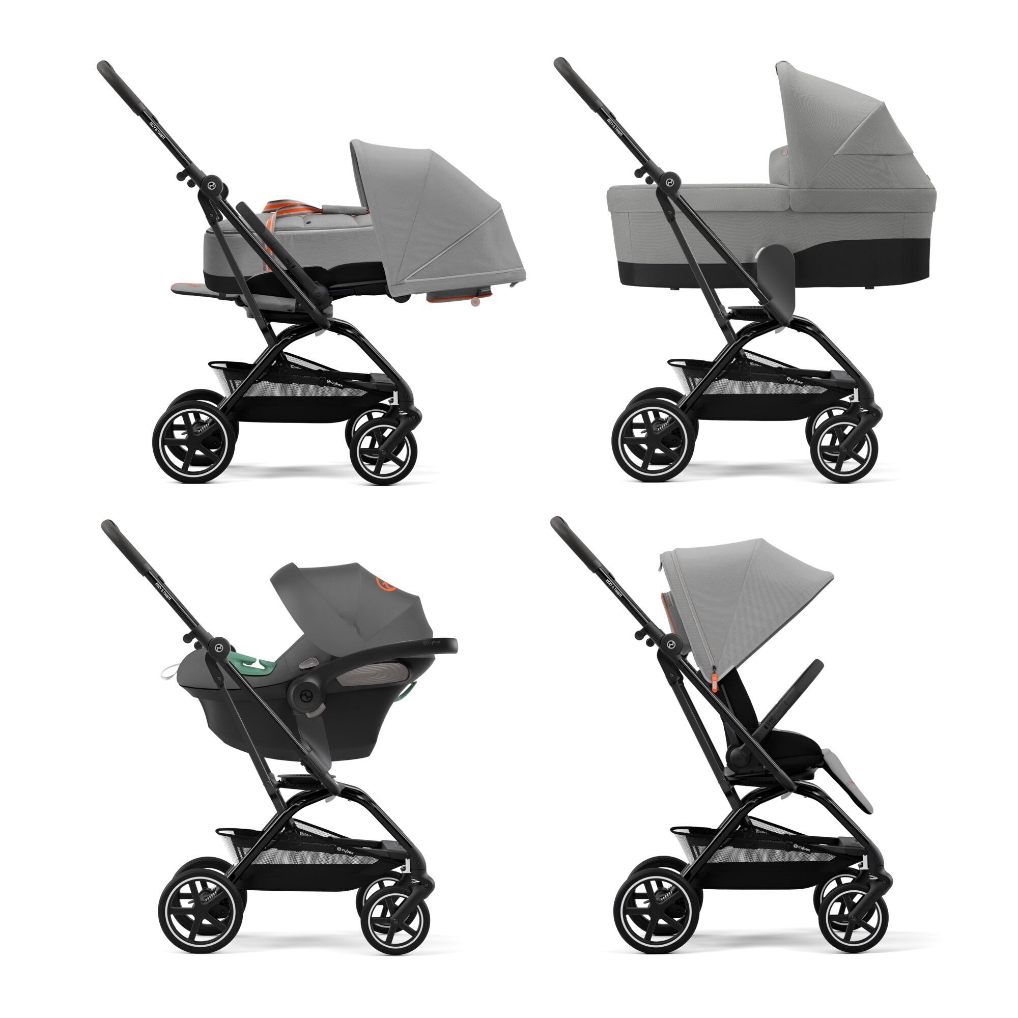 CYBEX Eezy S Twist+2 2023 - Lava Grey (Black Frame) in Lava Grey (Black Frame) large-cybex-gb image number 6