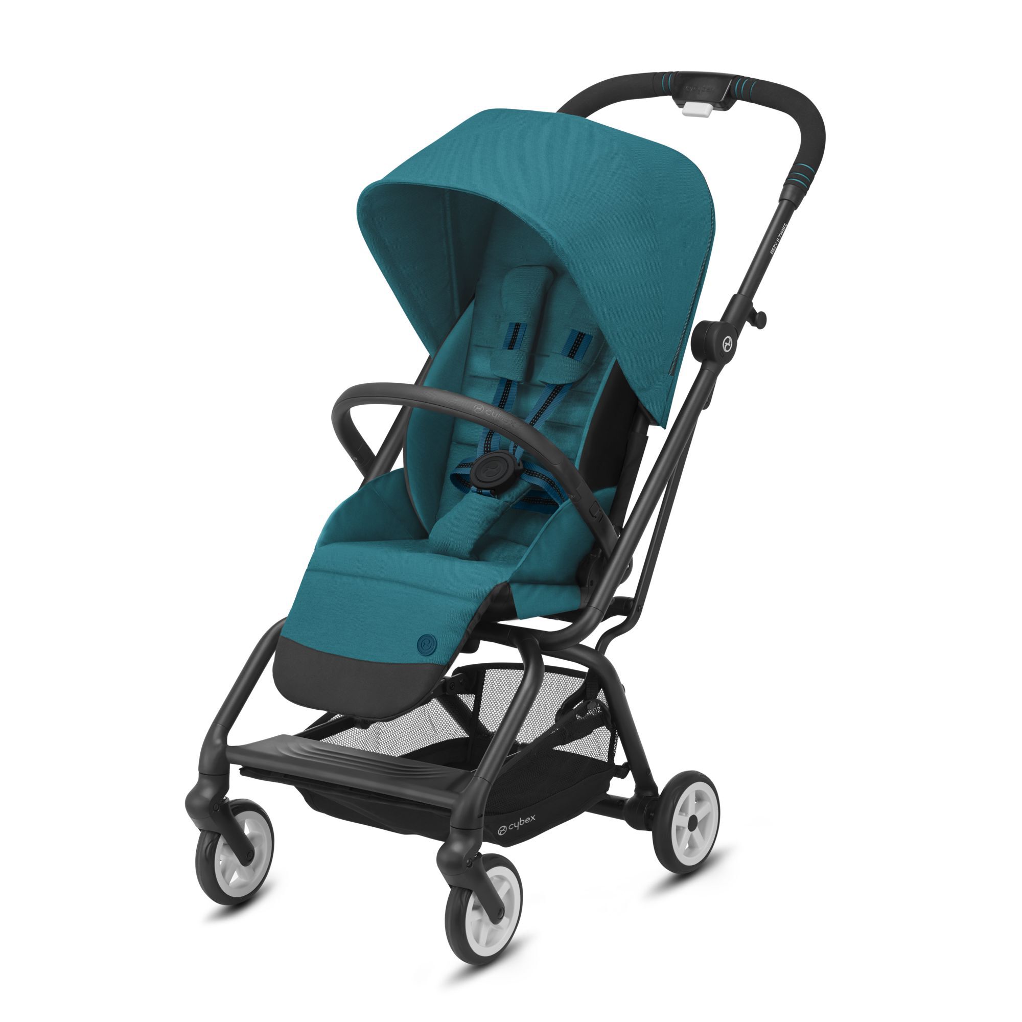CYBEX Eezy S Twist 2 - River Blue (Schwarzer Rahmen) in River Blue (Black Frame) large-cybex-neu Bild 1