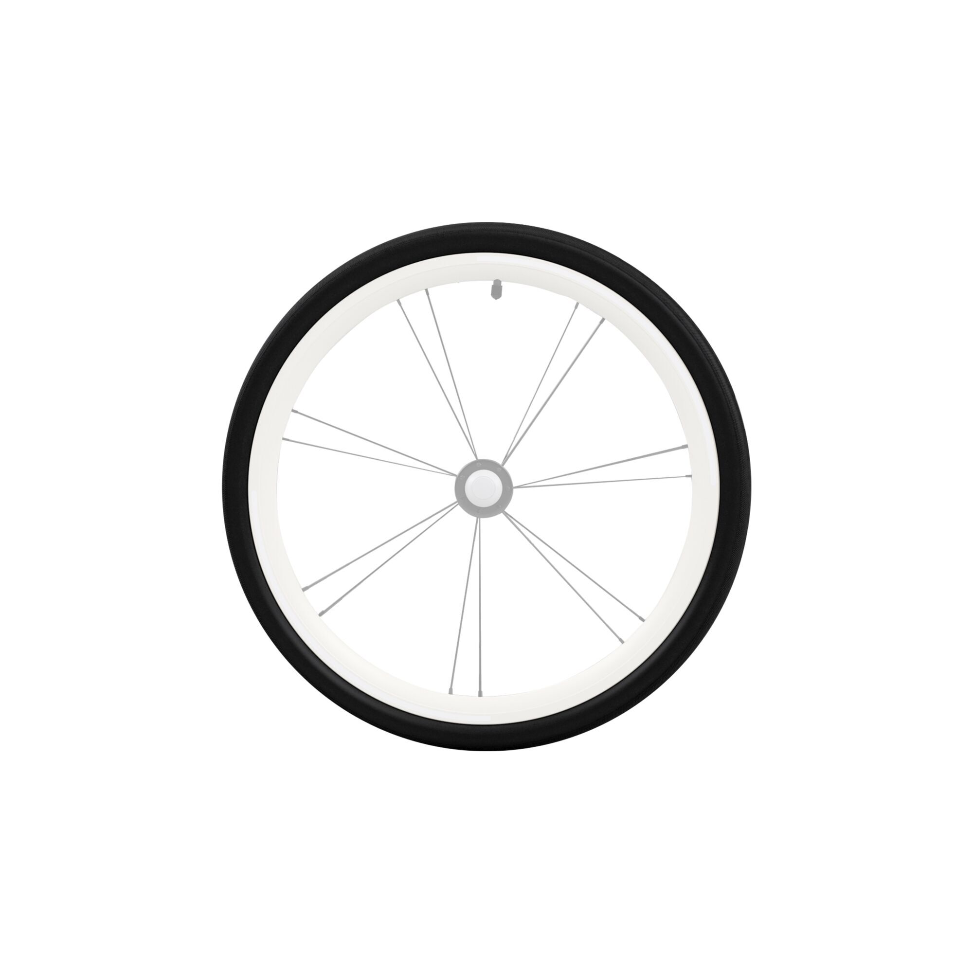 CYBEX Zeno/Avi Rear Wheel Tyre and Tube - Black in Black large-cybex-gb image number 1