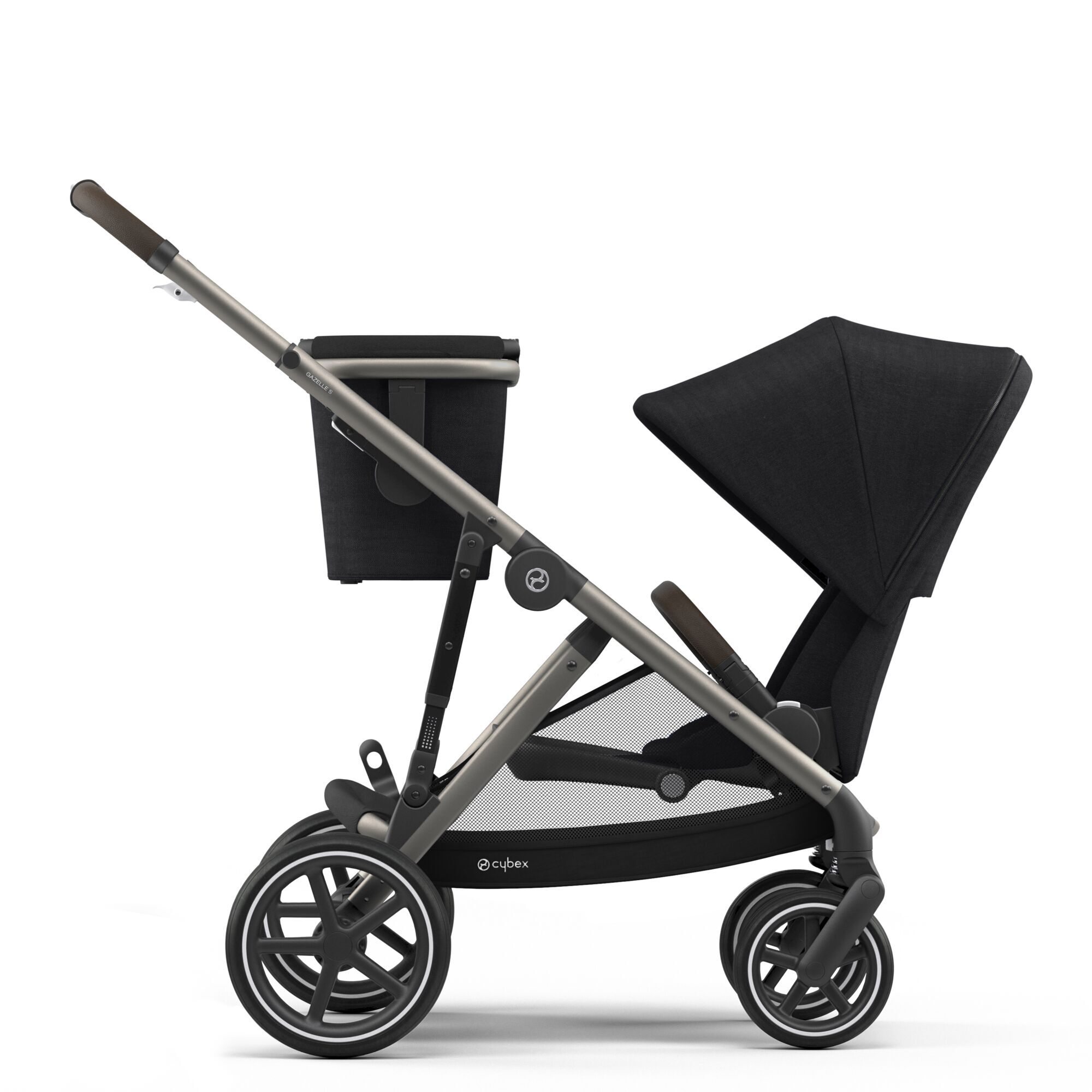 CYBEX Gazelle S - Deep Black (Taupe Frame) in Deep Black (Taupe Frame) large-cybex-neu Bild 7