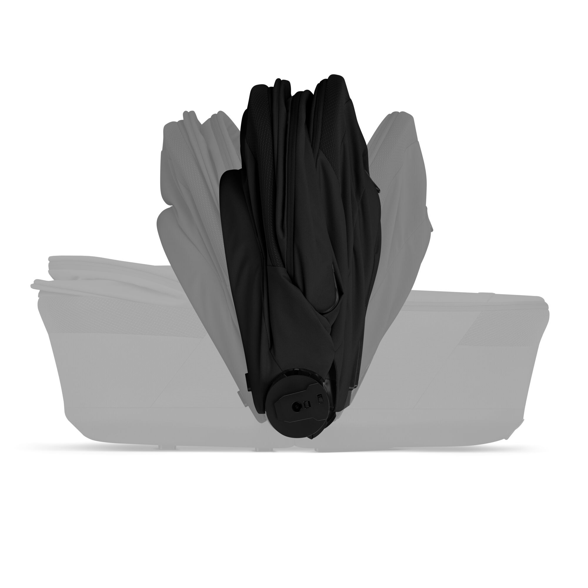 CYBEX Balios S Lux with Fold Cot - Moon Black (Black Frame) in Moon Black (Black Frame) large-cybex-gb image number 3