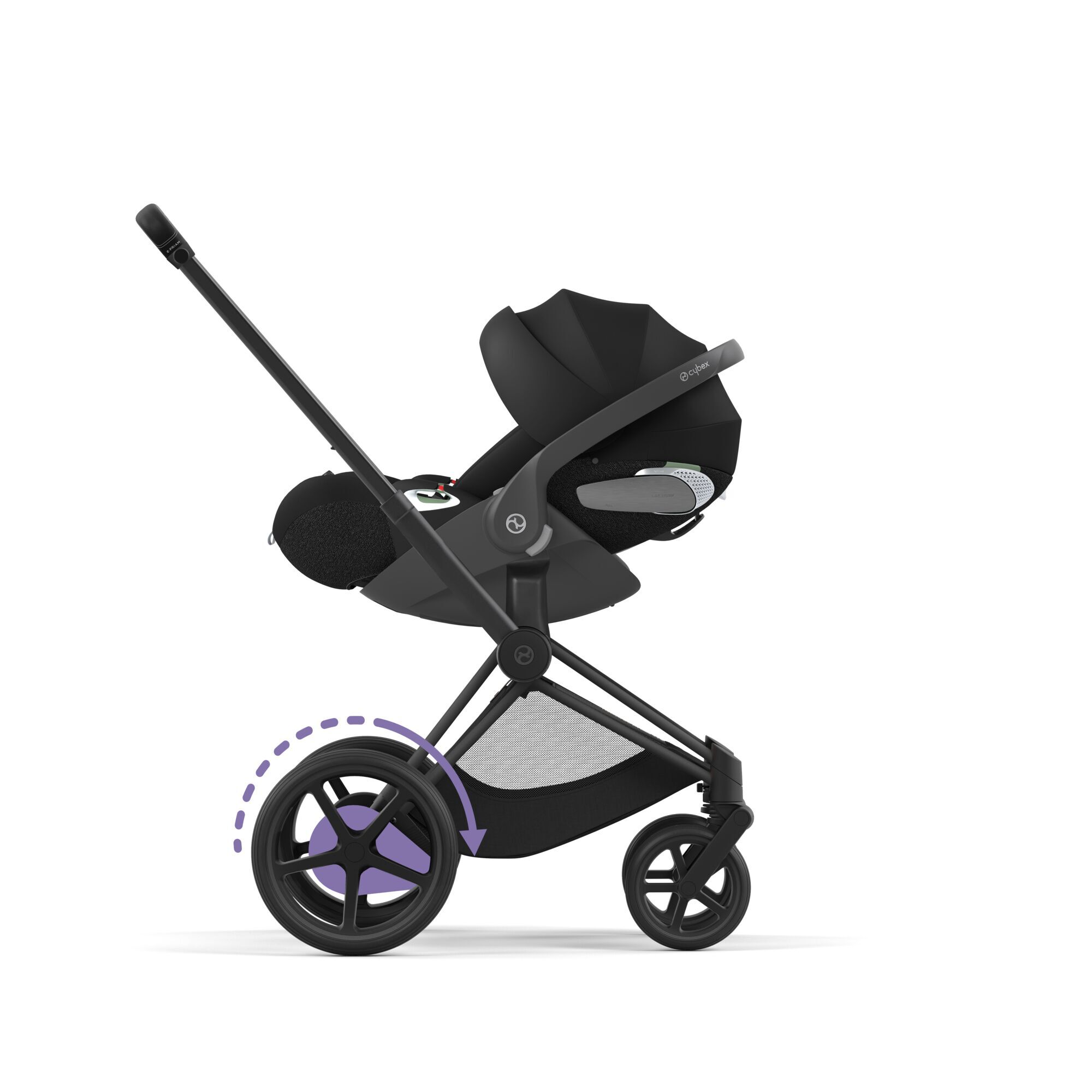 CYBEX e-Priam Frame - Matt Black in Matt Black large-cybex-kr image number 5