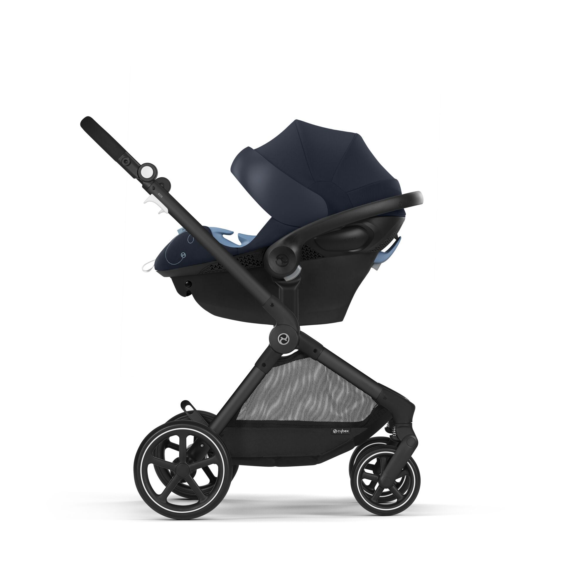 CYBEX Eos and Aton G Travel System - Ocean Blue in Ocean Blue (Black Frame) large-cybex-us image number 2