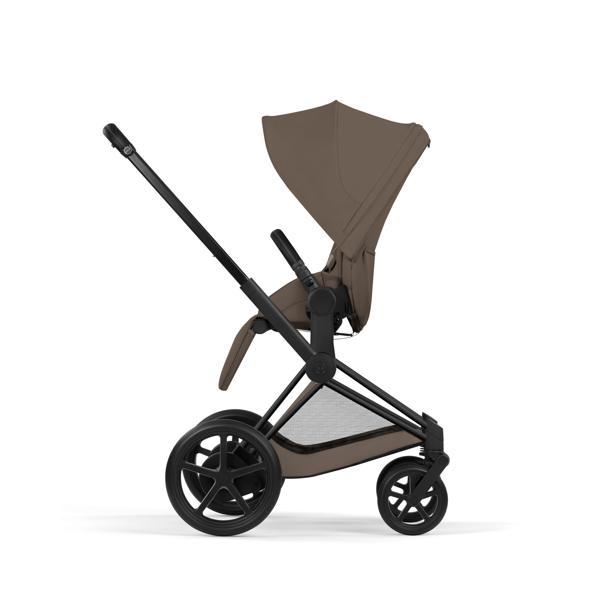 CYBEX e-Priam - Coconut Brown (Matt Black frame) in Coconut Brown (Matt Black Frame) large-cybex-ca image number 2