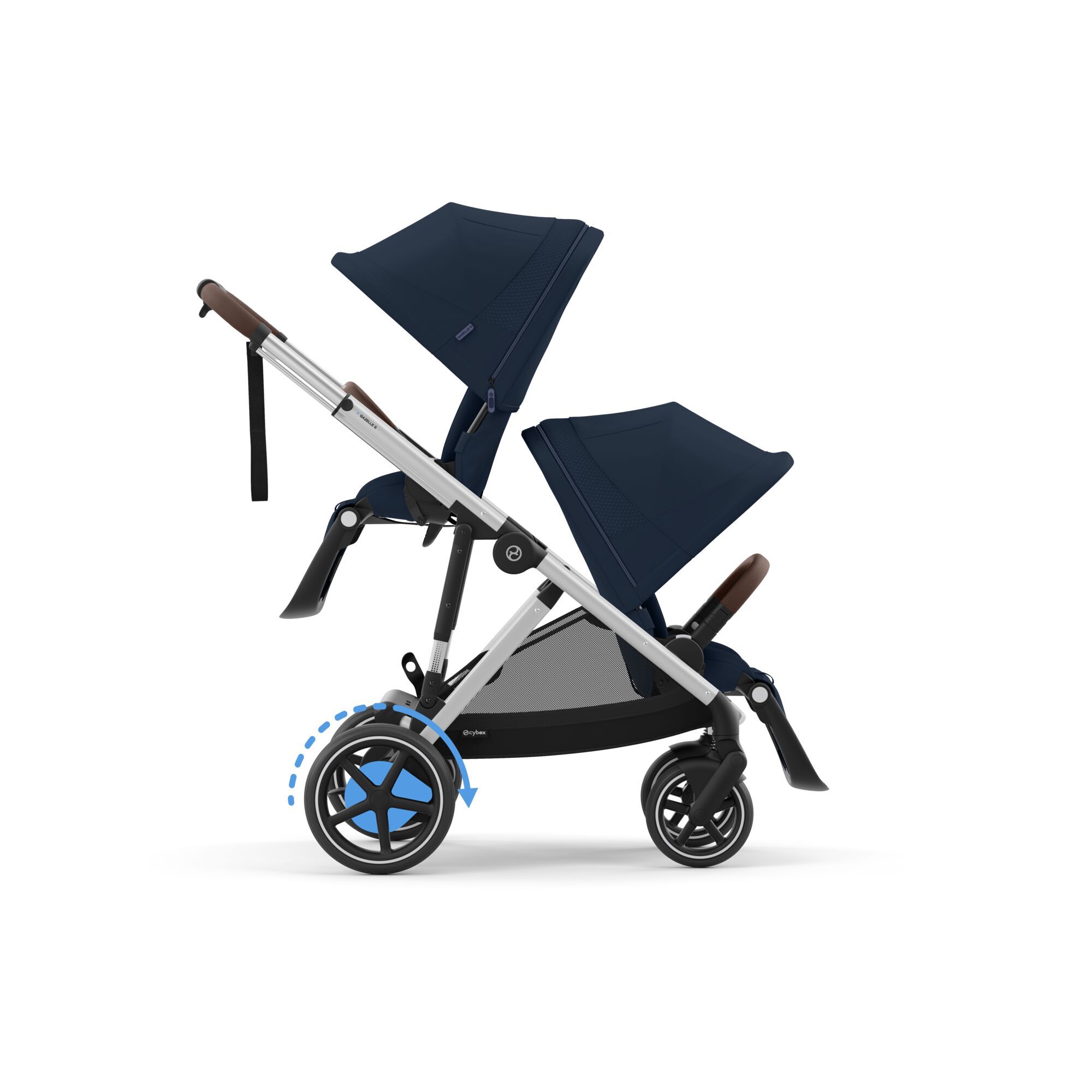 CYBEX e-Gazelle S - Ocean Blue (Silver Frame) in Ocean Blue (Silver Frame) large-cybex-neu image number 6