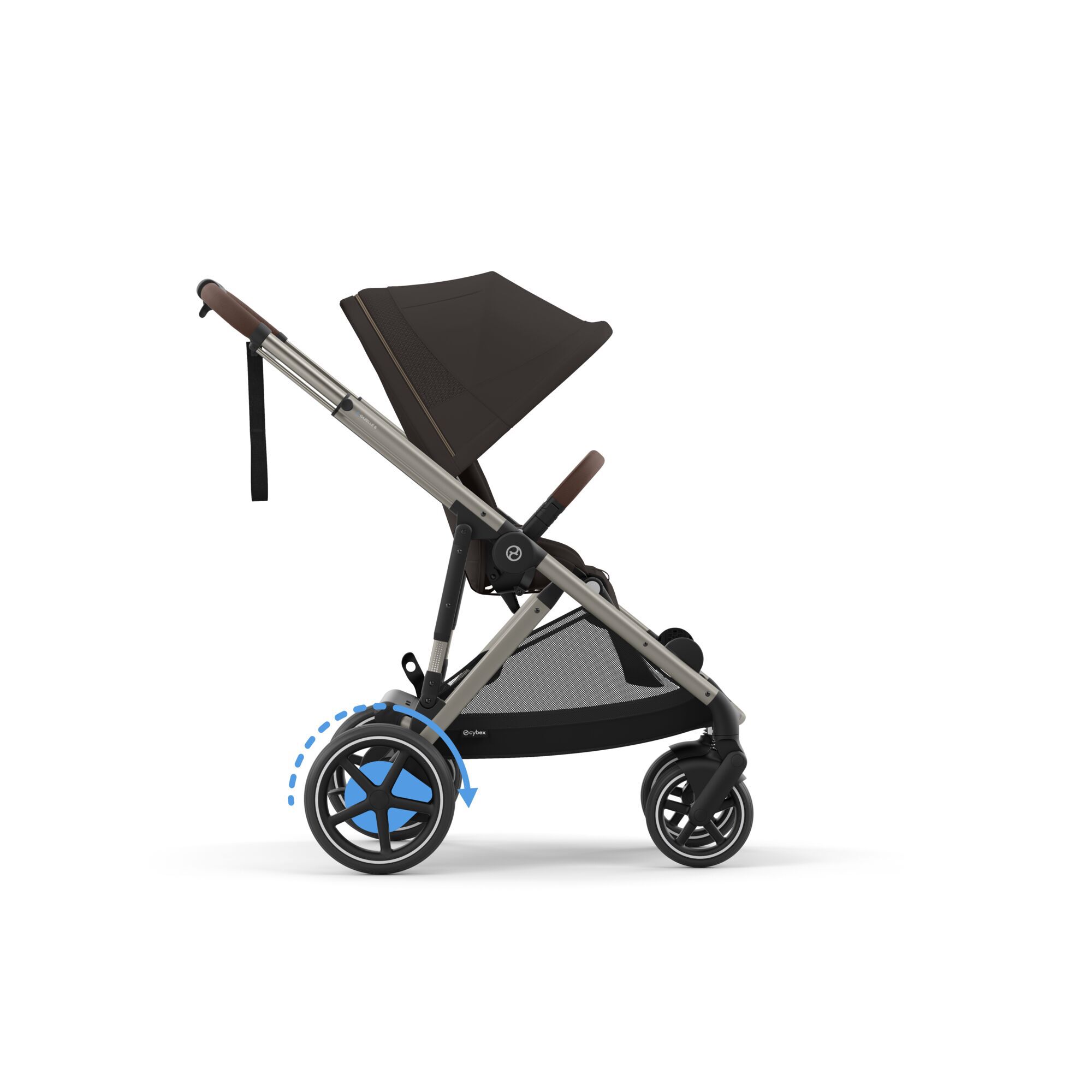 CYBEX e-Gazelle S - Chocolate Brown (Taupe Frame) in Chocolate Brown (Taupe Frame) large-cybex-gb image number 6