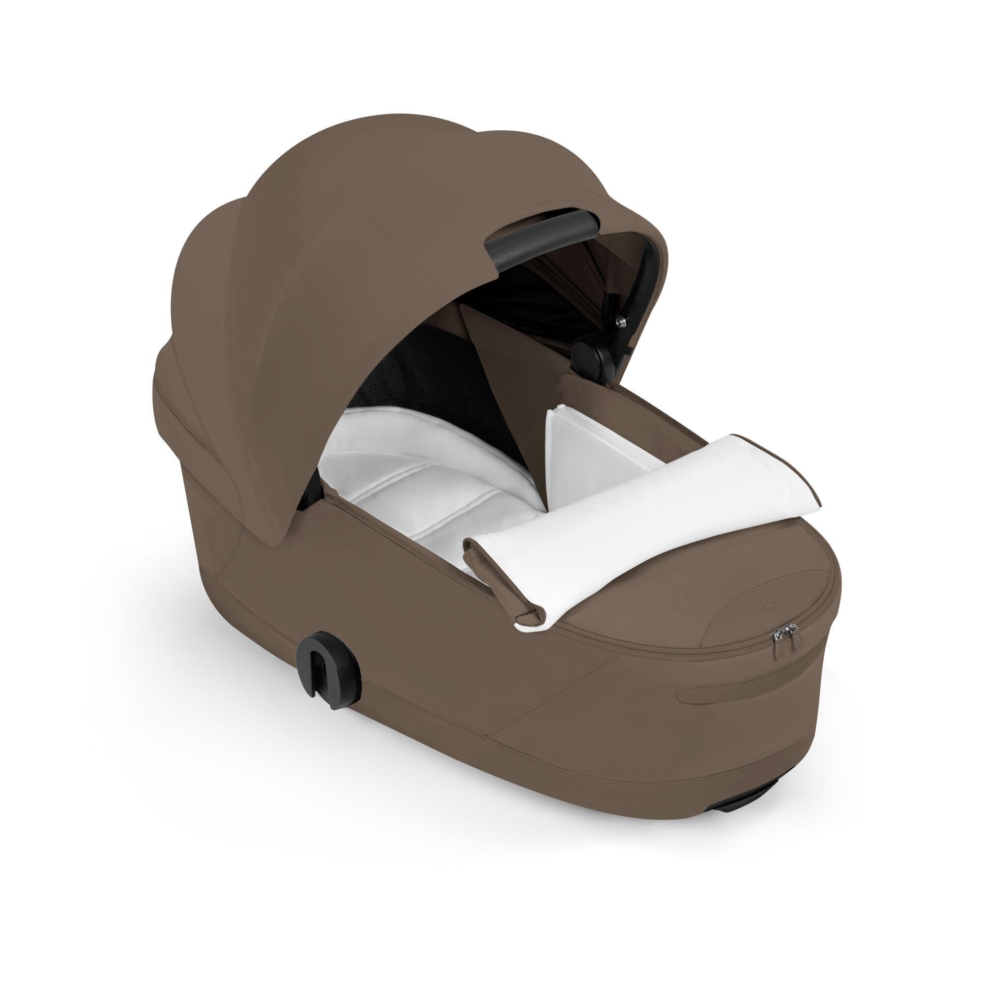 CYBEX Priam Fold Lux Carry Cot - Style Collection - Coconut Brown in Coconut Brown large-cybex-neu image number 2